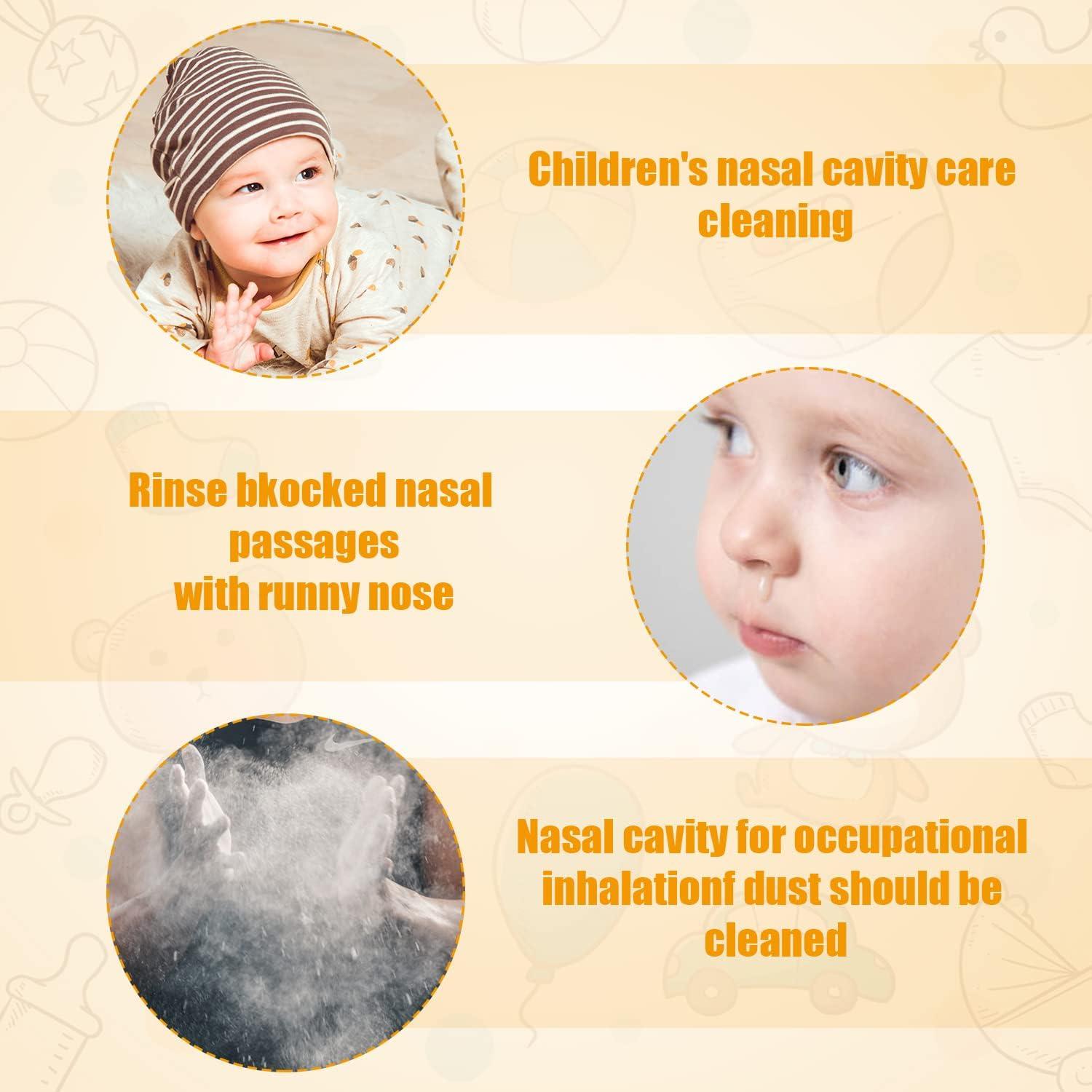 Baby Nasal Irrigation Set with Silicone Tips for Hygiene 2pcs - Main Image