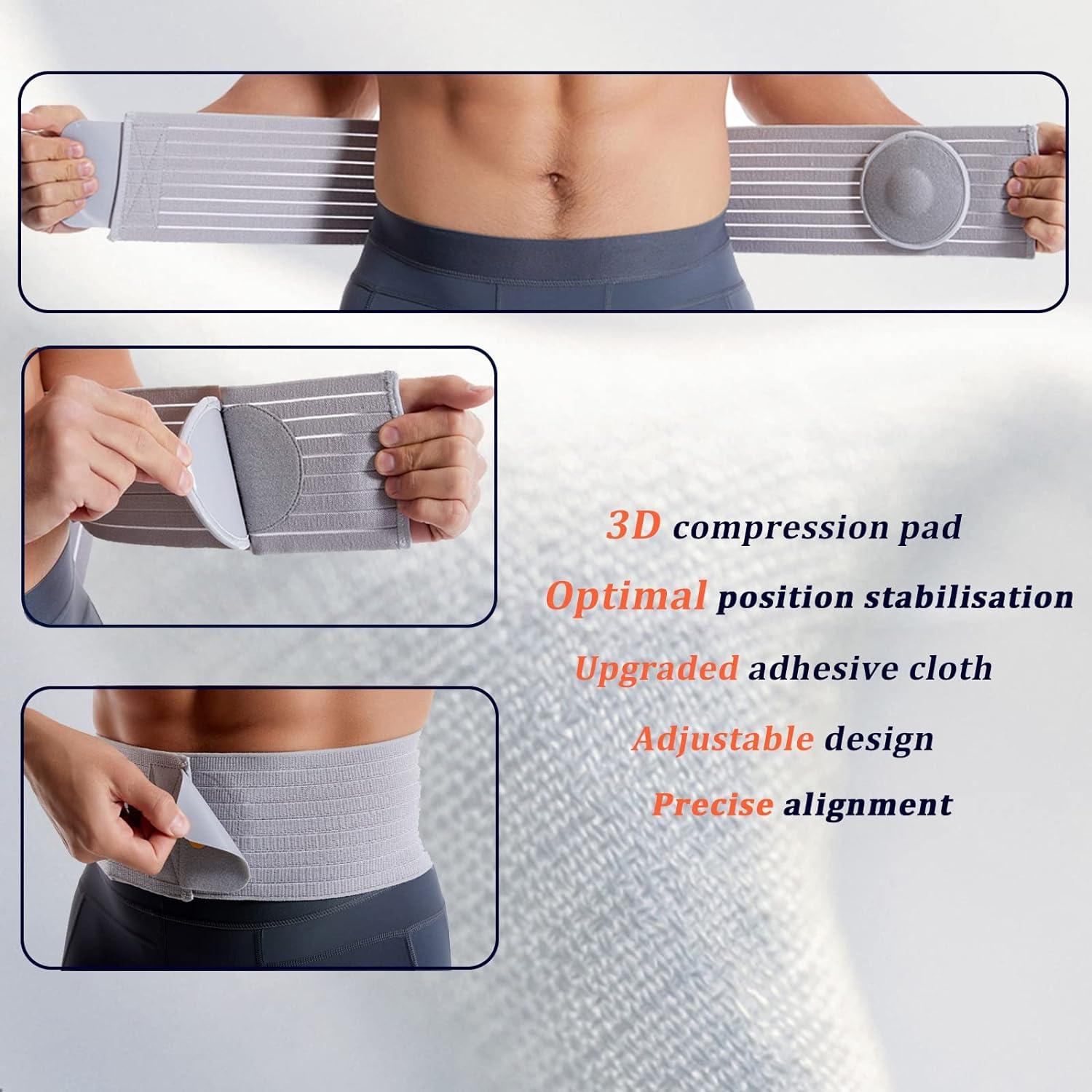 Umbilical Hernia Belt for Men and Women Abdominal Support Binder with