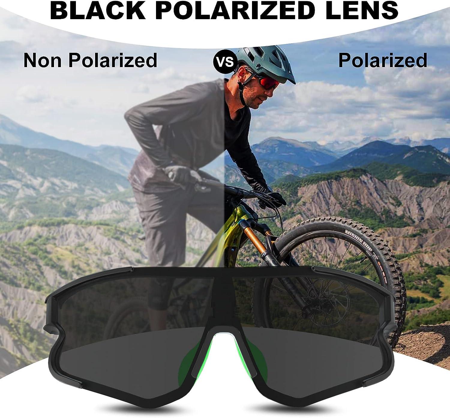HAAYOT Cycling Glasses,Polarized Baseball Sunglasses for Men Women