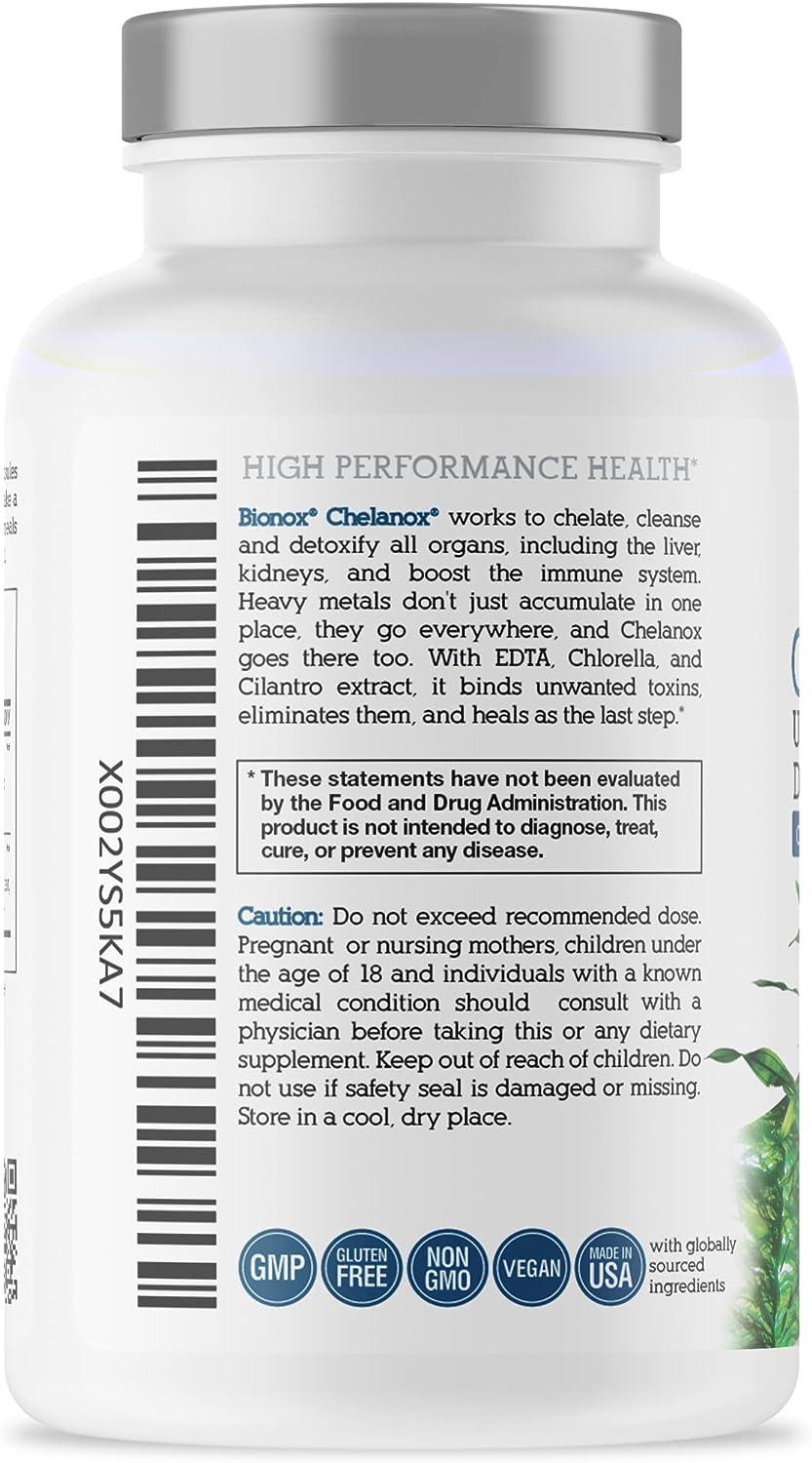 BioNox Nutrients Chelanox Liver Cleanse Kidney Circulation & Total