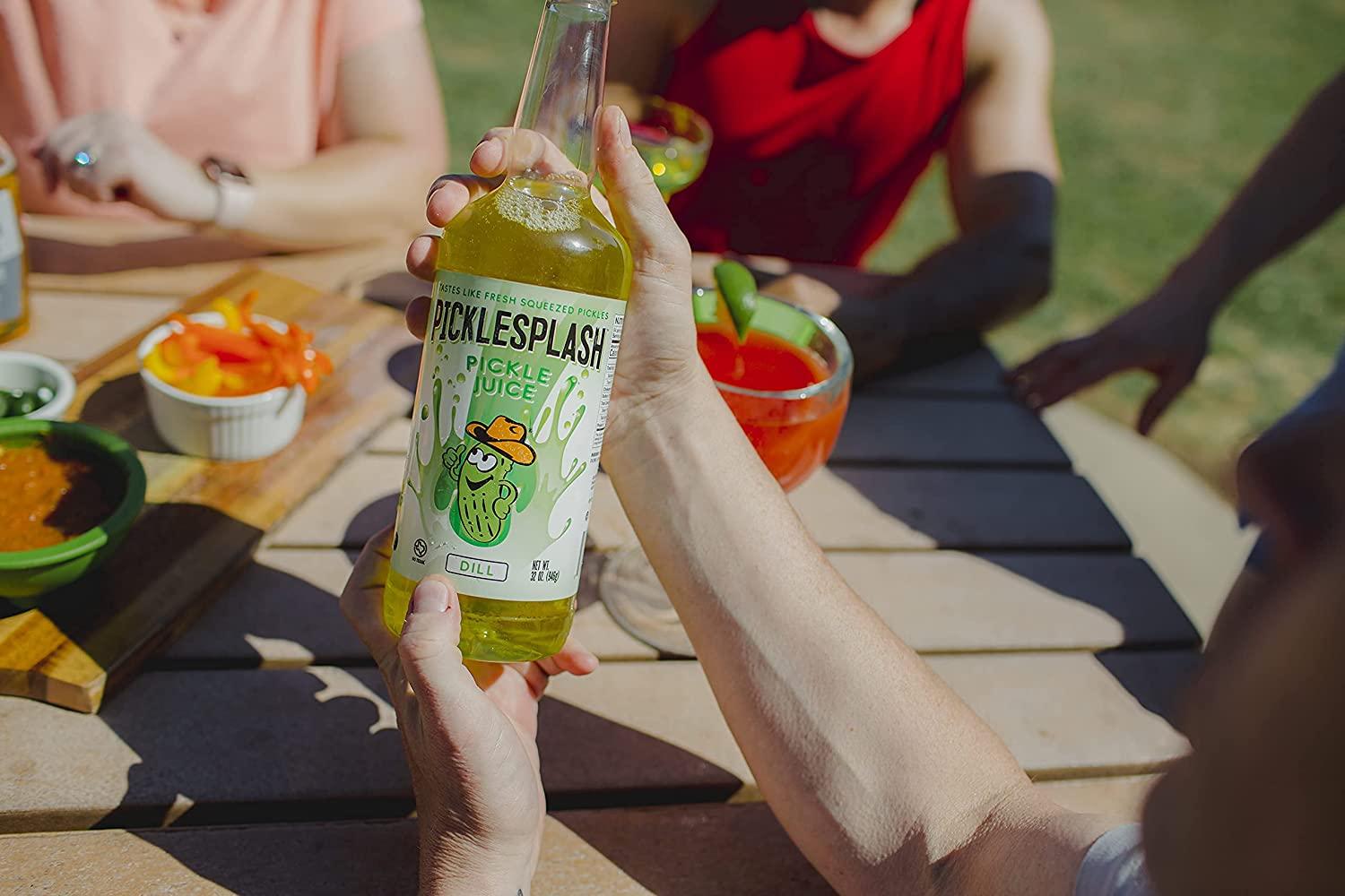 Pickle Athlete Dill Pickle Juice For Leg Cramps - Natural Sports Drink With Electrolytes For Hydration & Recovery