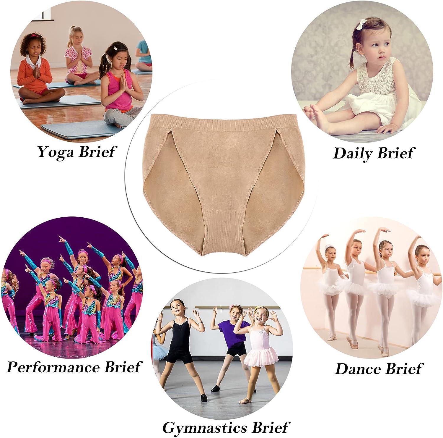 Kids Girls Ballet Dance Underwear Gymnastics High Cut Briefs Knickers  Underpants