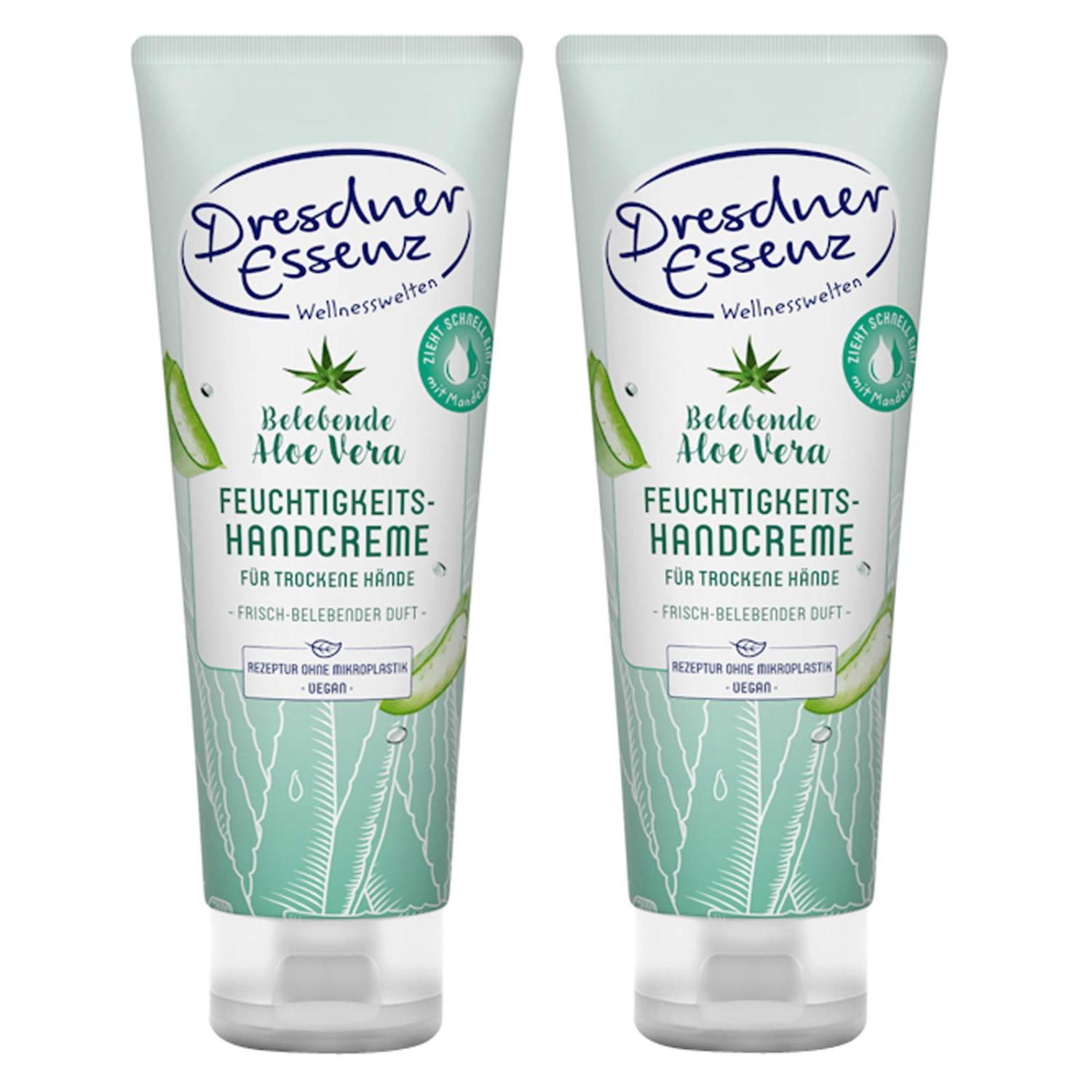 Pack of 2 Dresdner Essence Hand Cream - Invigorating Aloe Vera 2 x 75 ml |  Best Skin Care & Hand Care Products Online | Buy Now with Express  International Delivery | GoSupps.com