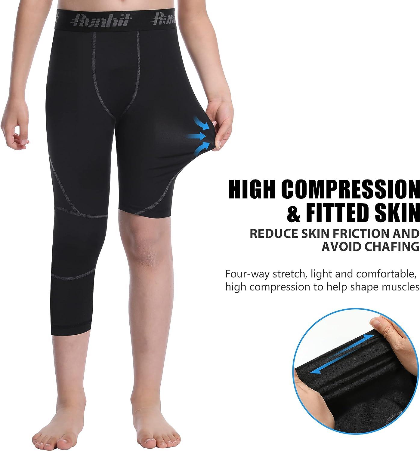 CompressionZ Men's Thermal Compression Pants Base Layer Running Tights  Athletic