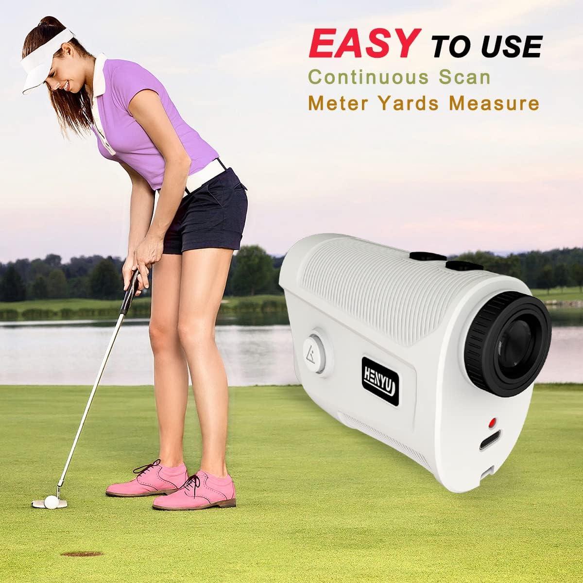 Golf Rangefinder with Slope, Golf Laser Rangefinder,1000 Yard Range