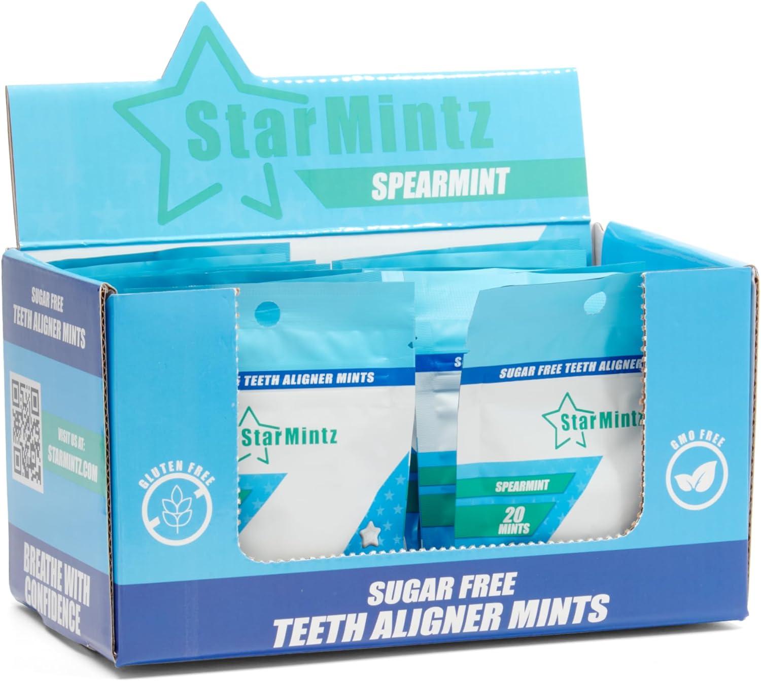 StarMintz Clear Aligner Mints that Seat Your Aligners & Soothe Aligner
