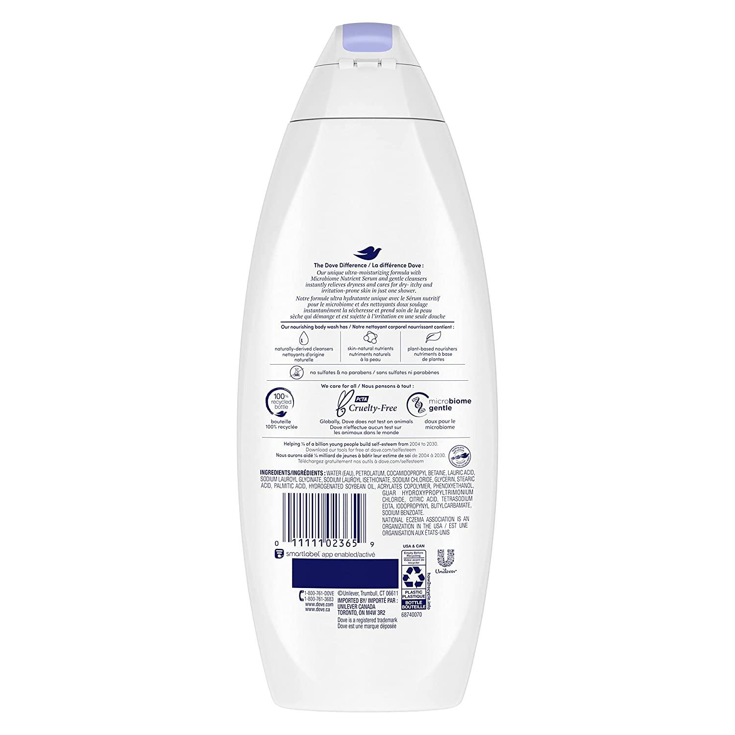 Dove Irritation Care Body Wash For Sensitive Skin and EczemaProne Skin