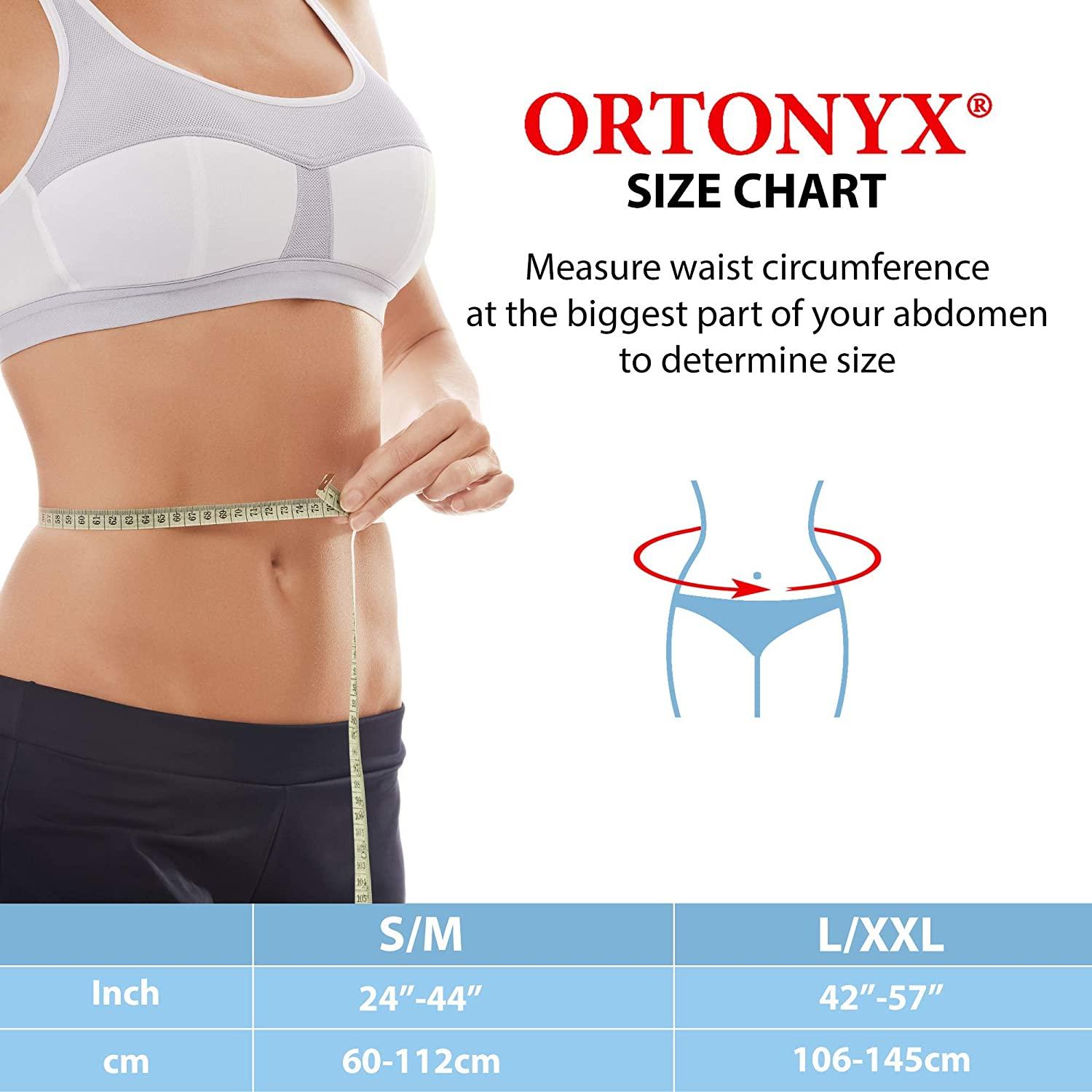 ORTONYX Ergonomic Umbilical Hernia Belt for Men and Women - Abdominal  Support Binder with Compression Pad - Navel Ventral Epigastric Incisional  and Belly Button Hernias Surgery Brace - OX353-L/XXL : : Health