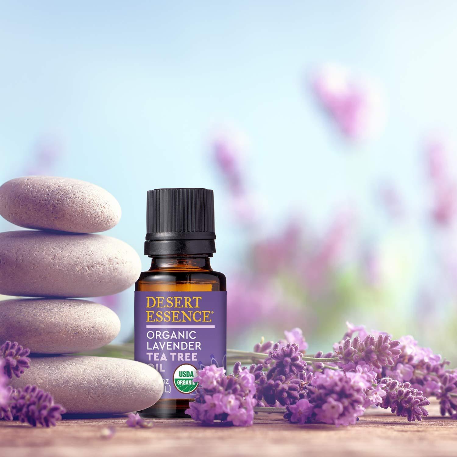 Desert Essence Organic Lavender Tea Tree Oil - 0.6 fl oz (18 ml) | Natural  Skin Care | Buy Now with Express International Delivery | GoSupps.com