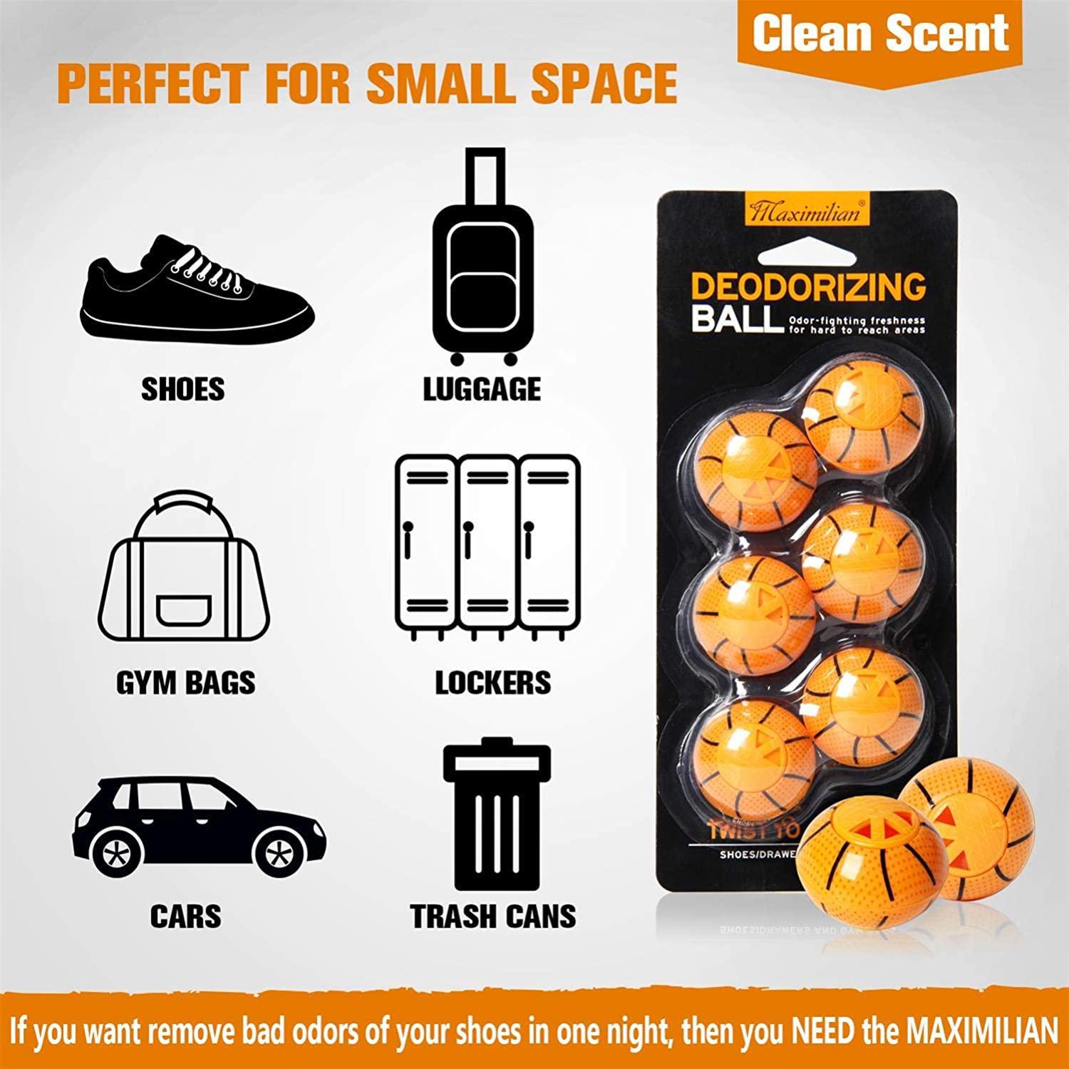 MAXIMILIAN Shoe Deodorizer Balls Shoe Fresheners Balls Foot Odor