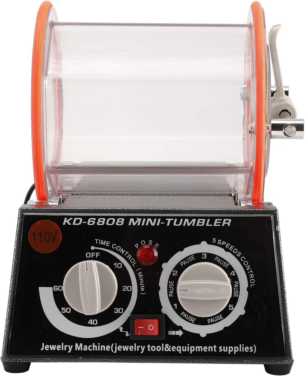 Tumbler Jewelry Polisher 220V Jewelry Polishing Finishing Machine 3Kg