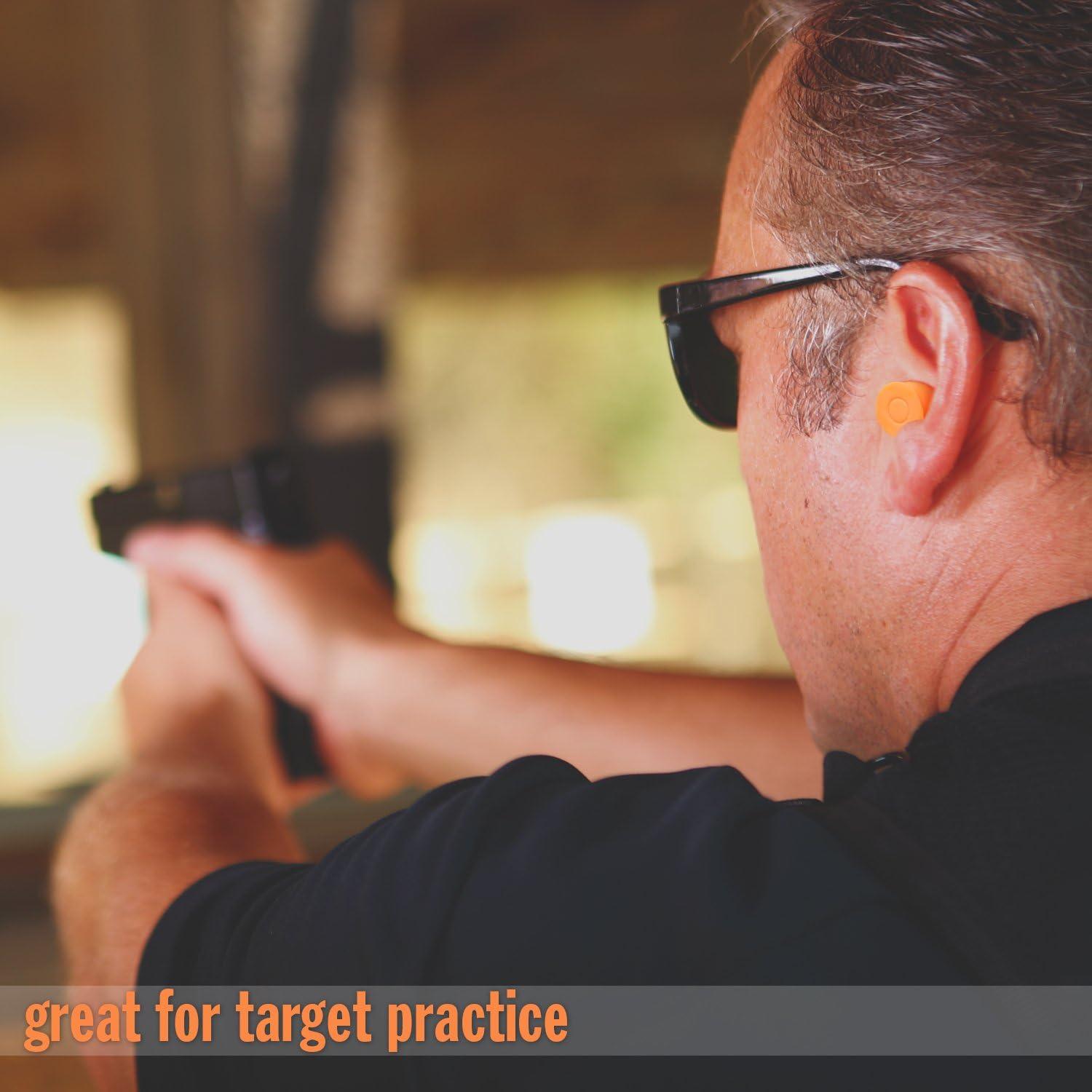 Mack's Ear Ammo Shooting Ear Plugs Soft Foam, 44 Pair Shooting Ear Protection for Hunting