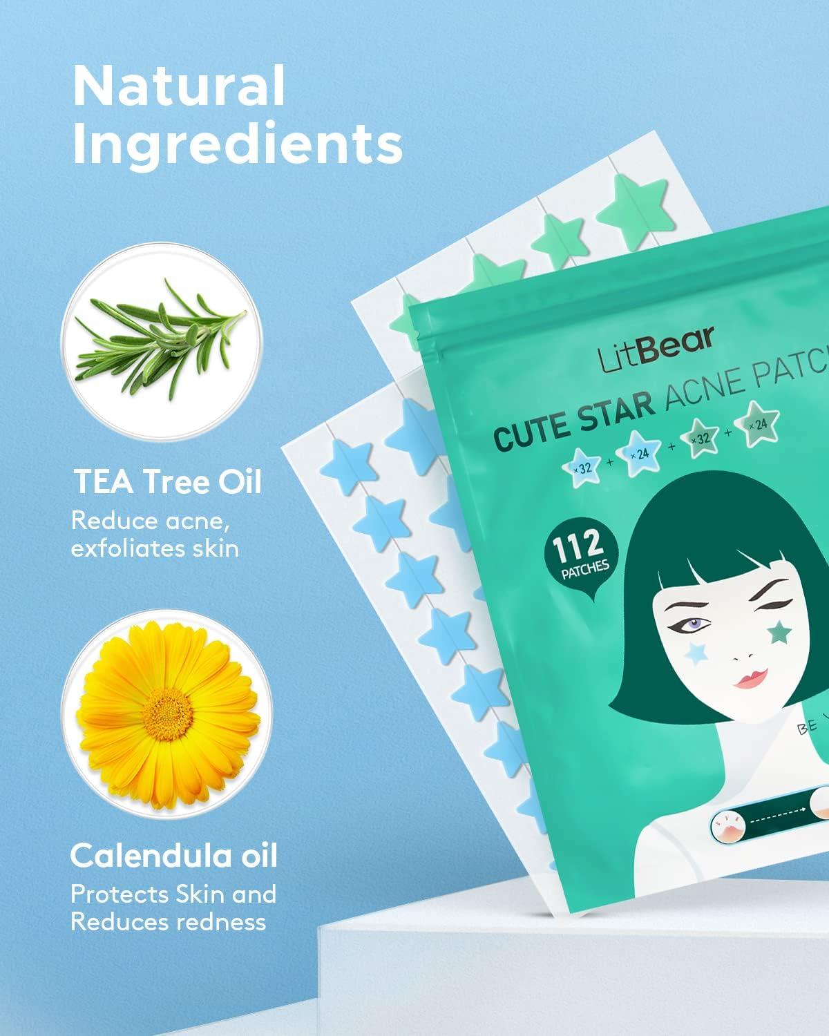 Spot Patches Pimple Patches Stars Spot Stickers with Tea Tree Oil