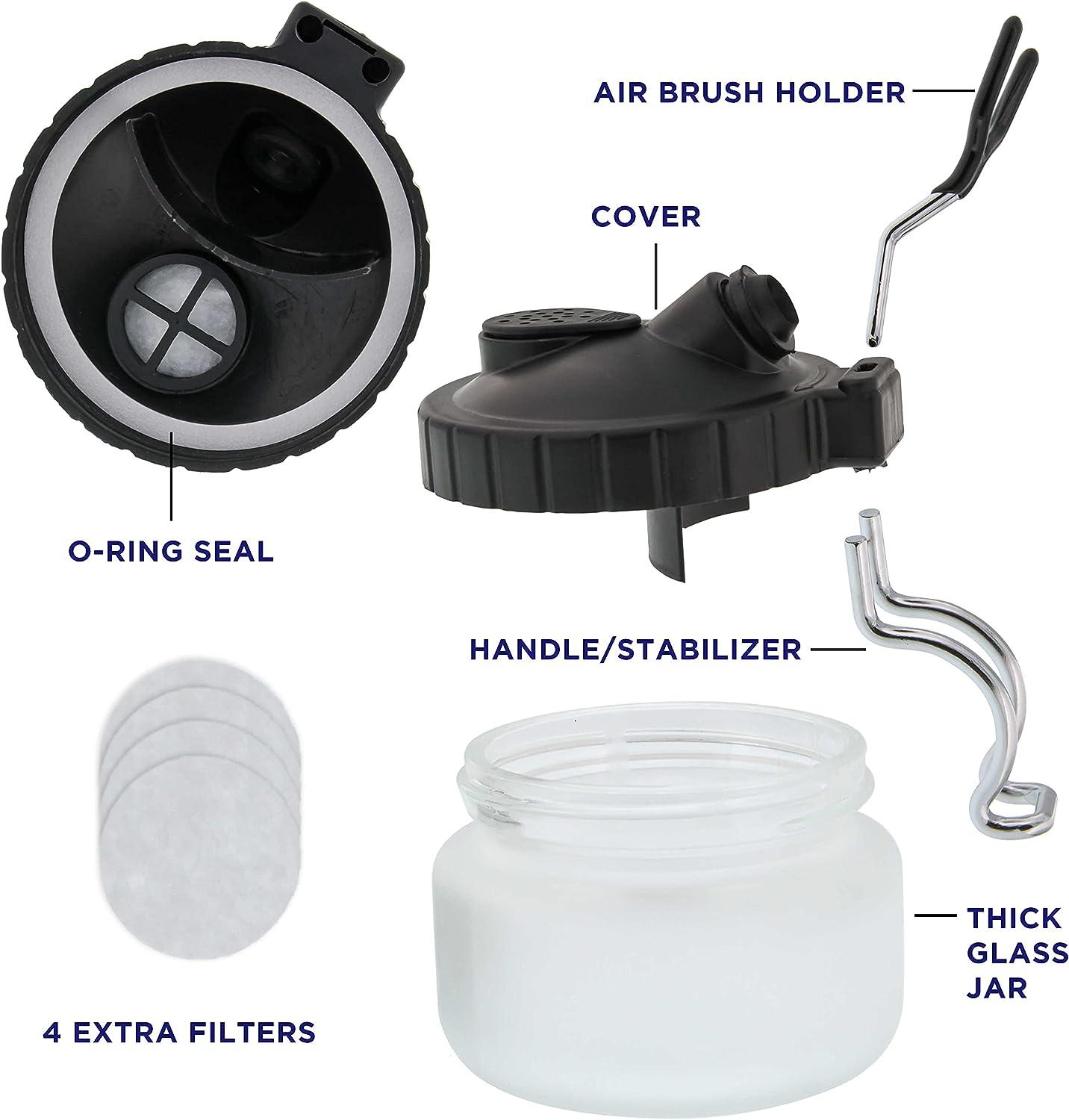 Master Airbrush Deluxe 3in1 Cleaning Pot with Holder Airbrush