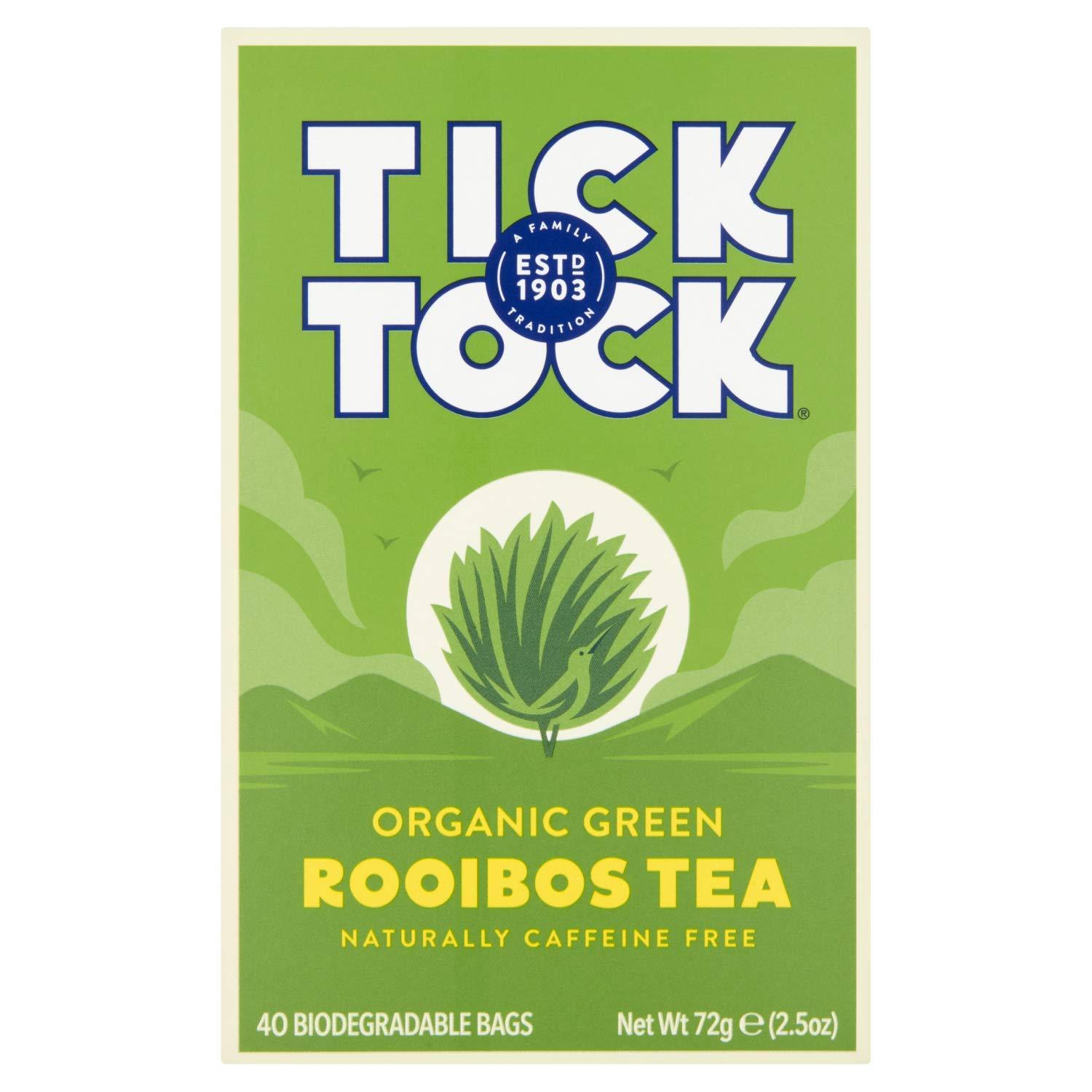 TICK TOCK TEAS Naturally Caffeine Free Red Bush Herbal - View #2