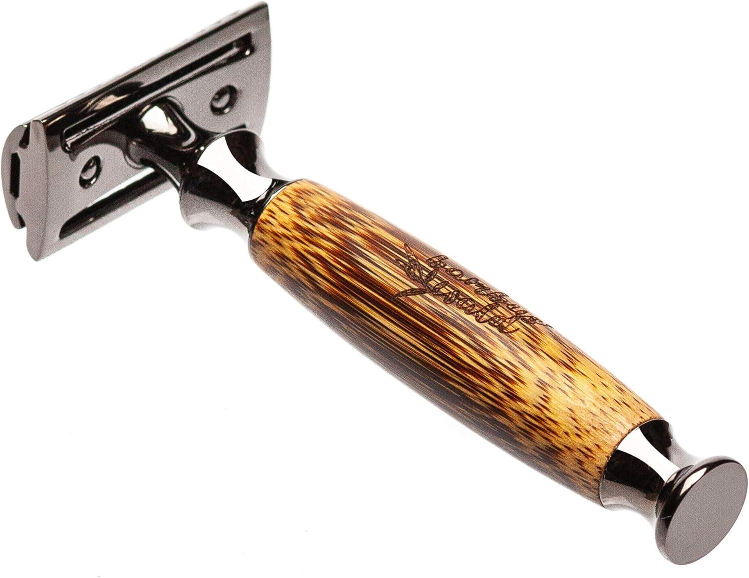 Eco-Friendly Bambuswald Wet Razor for Men - Sustainable Bamboo Razor ...