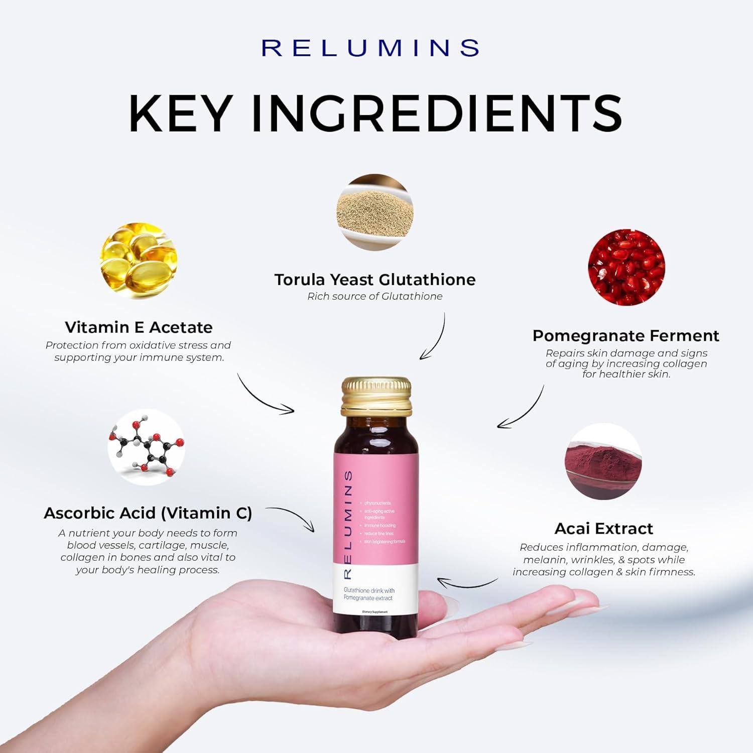 relumins glutathione drink Glutathione Face Serum with Kojic Acid Vitamin -C,Tea tree Extract |  Ultimate Fairness Serum for Glowing, Brightened, and Even-Toned Skin