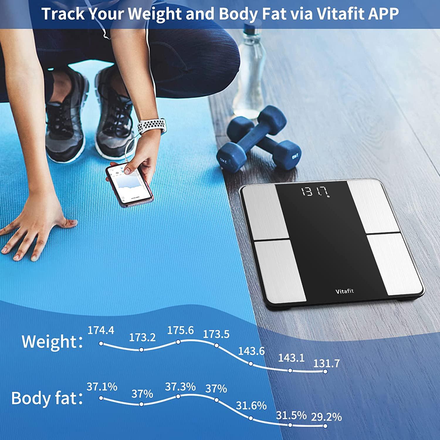 Vitafit Smart Scale for Body Weight and Body Fat Analyzer, Over 20Years