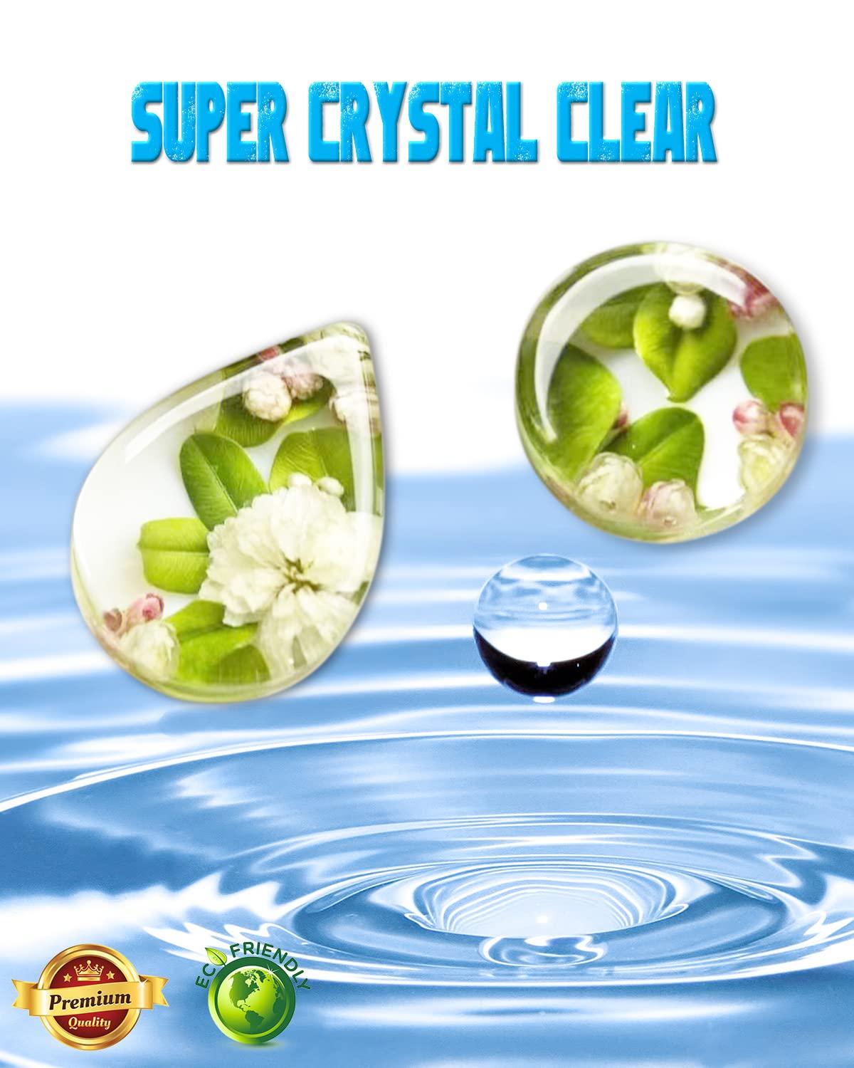 Bsrezn 400g UV Resin Hard, Crystal Clear UV Cure Epoxy Resin Kit