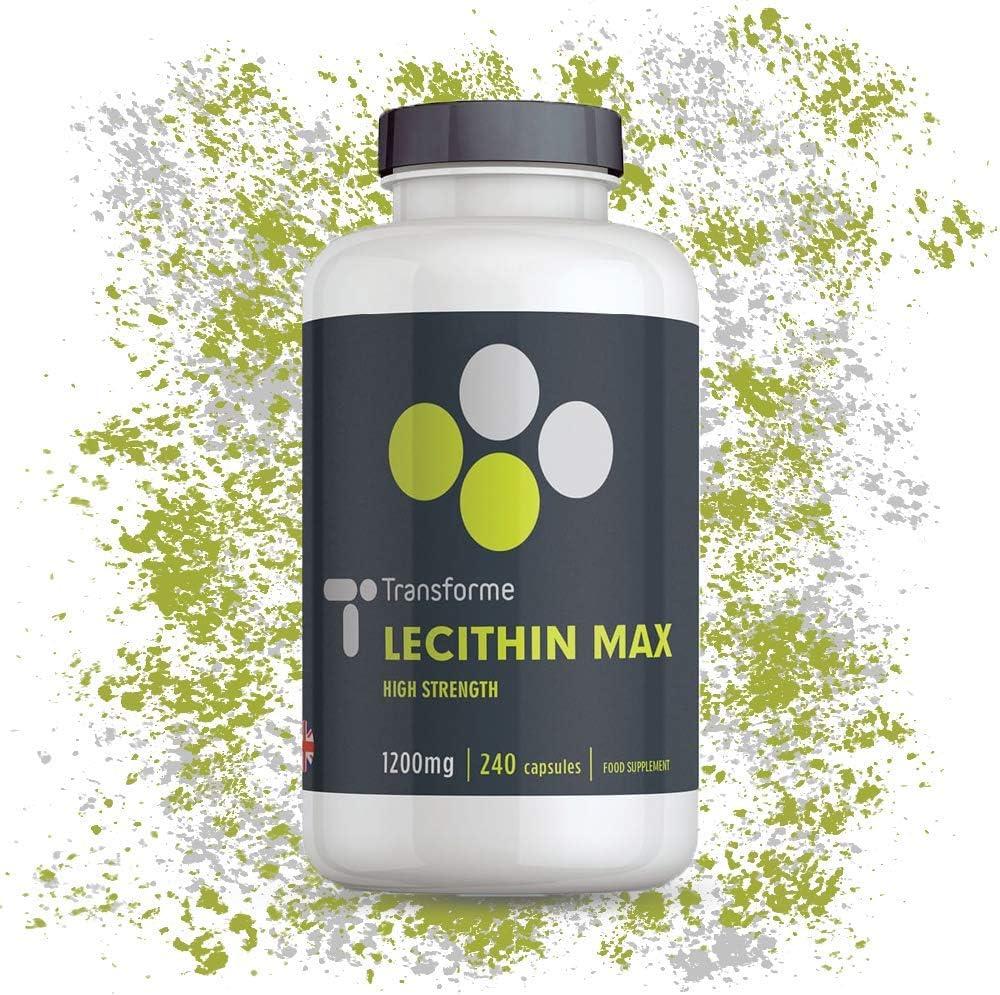Transforme Lecithin Capsules 1200mg 240 Softgels Natural Source