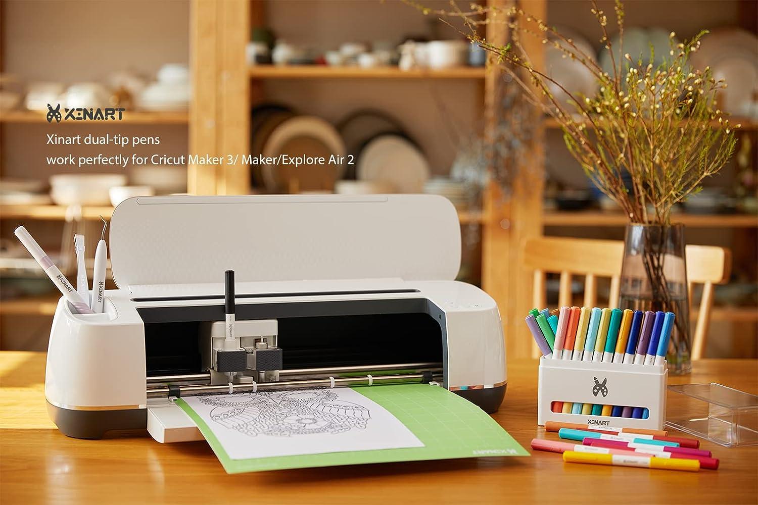 Xinart 36 Pack Dual Tip Pens for Cricut Maker Explore Black