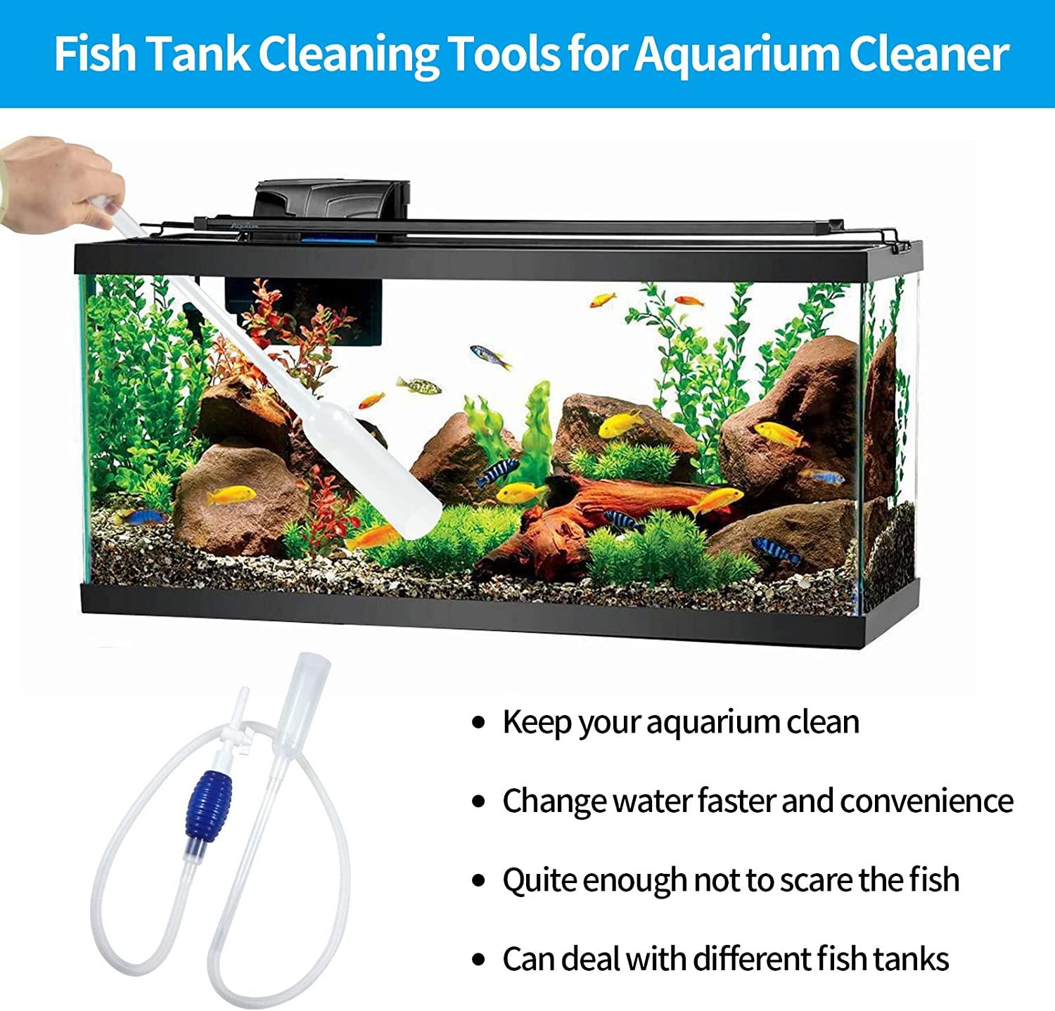 Fish aquarium cleaning tools top