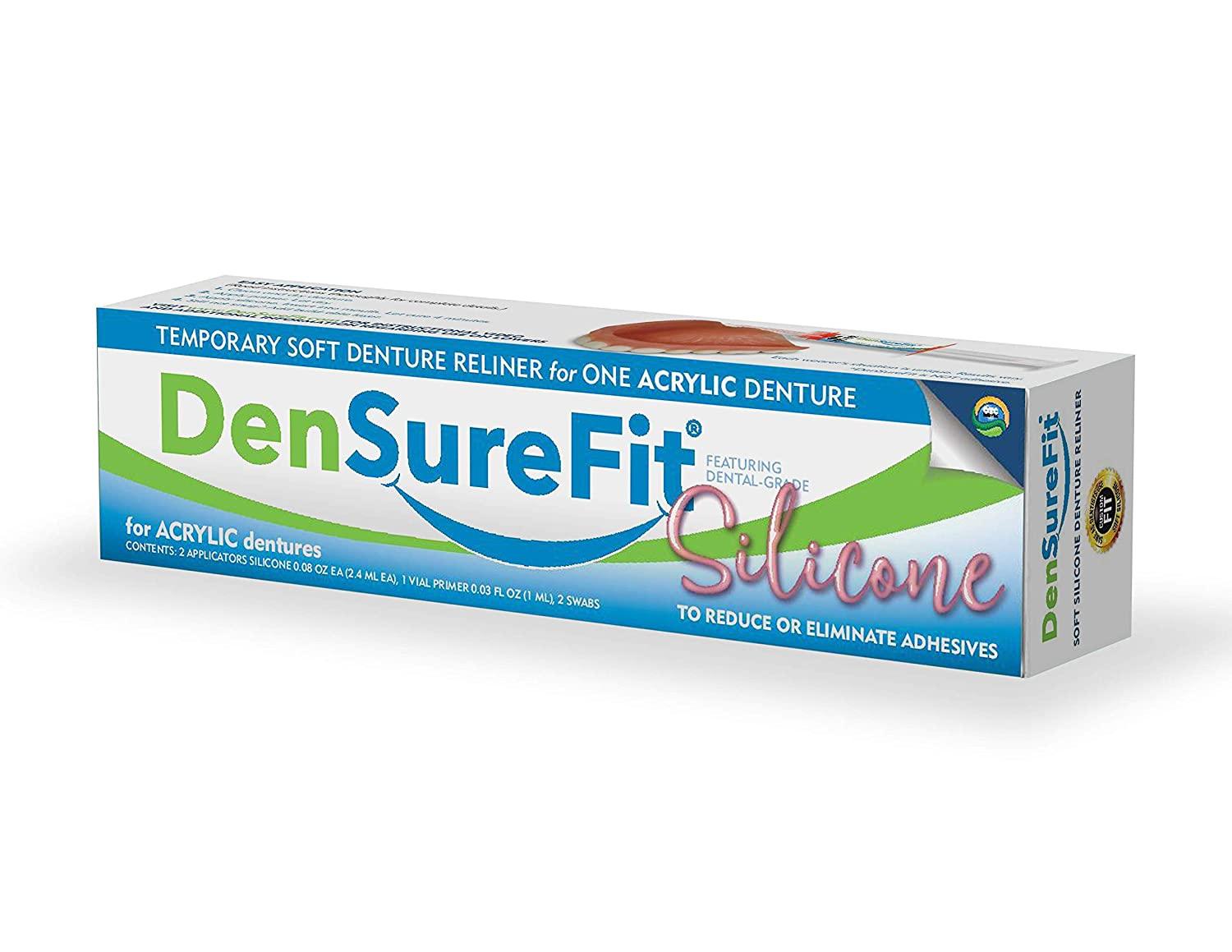 DenSureFit Lower Denture Reline Kit Secure, Comfortable Fit Easy