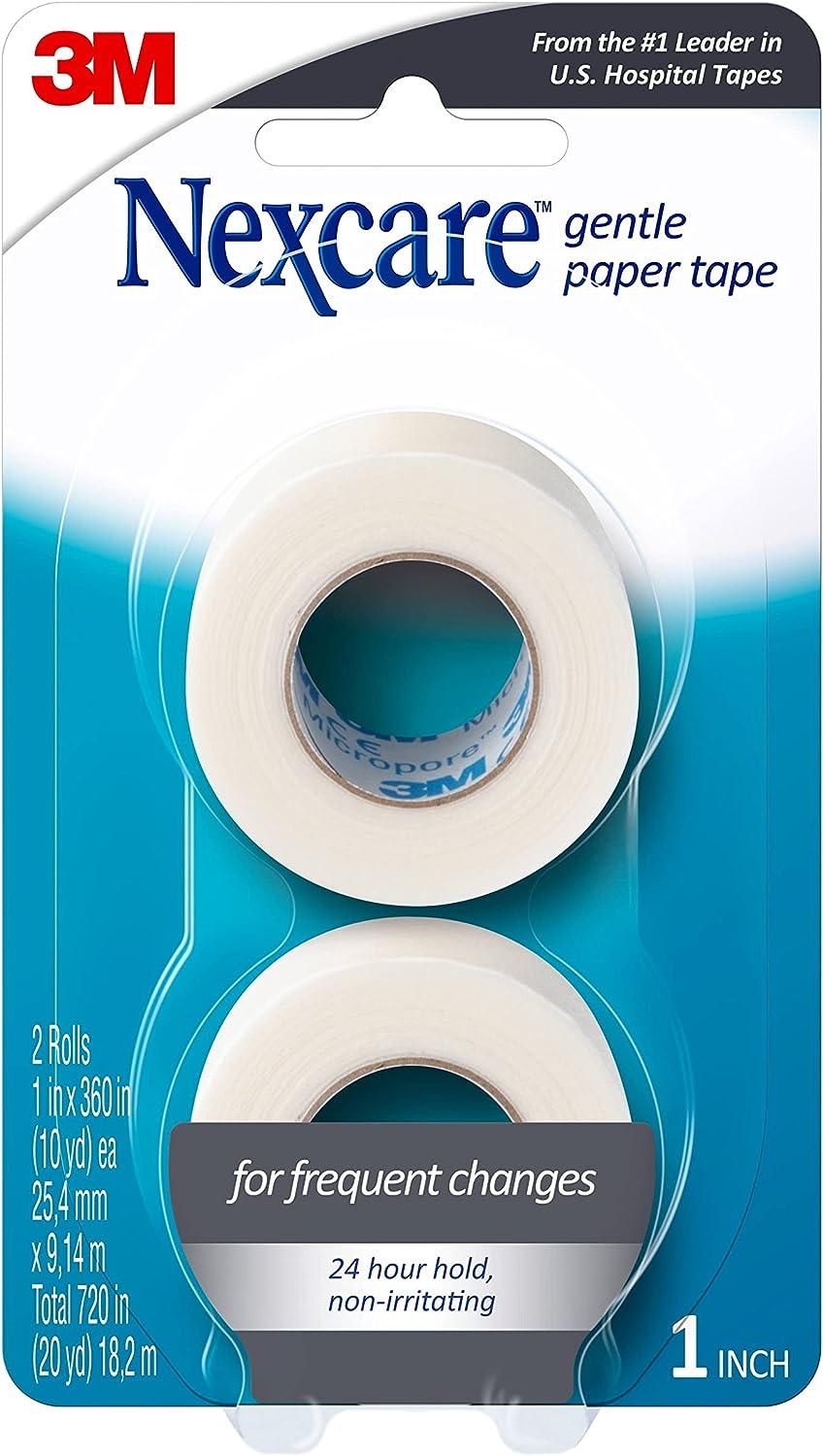 Nexcare First Aid Micropore Gentle Paper Tape 1/2 Inch X 10 Yards