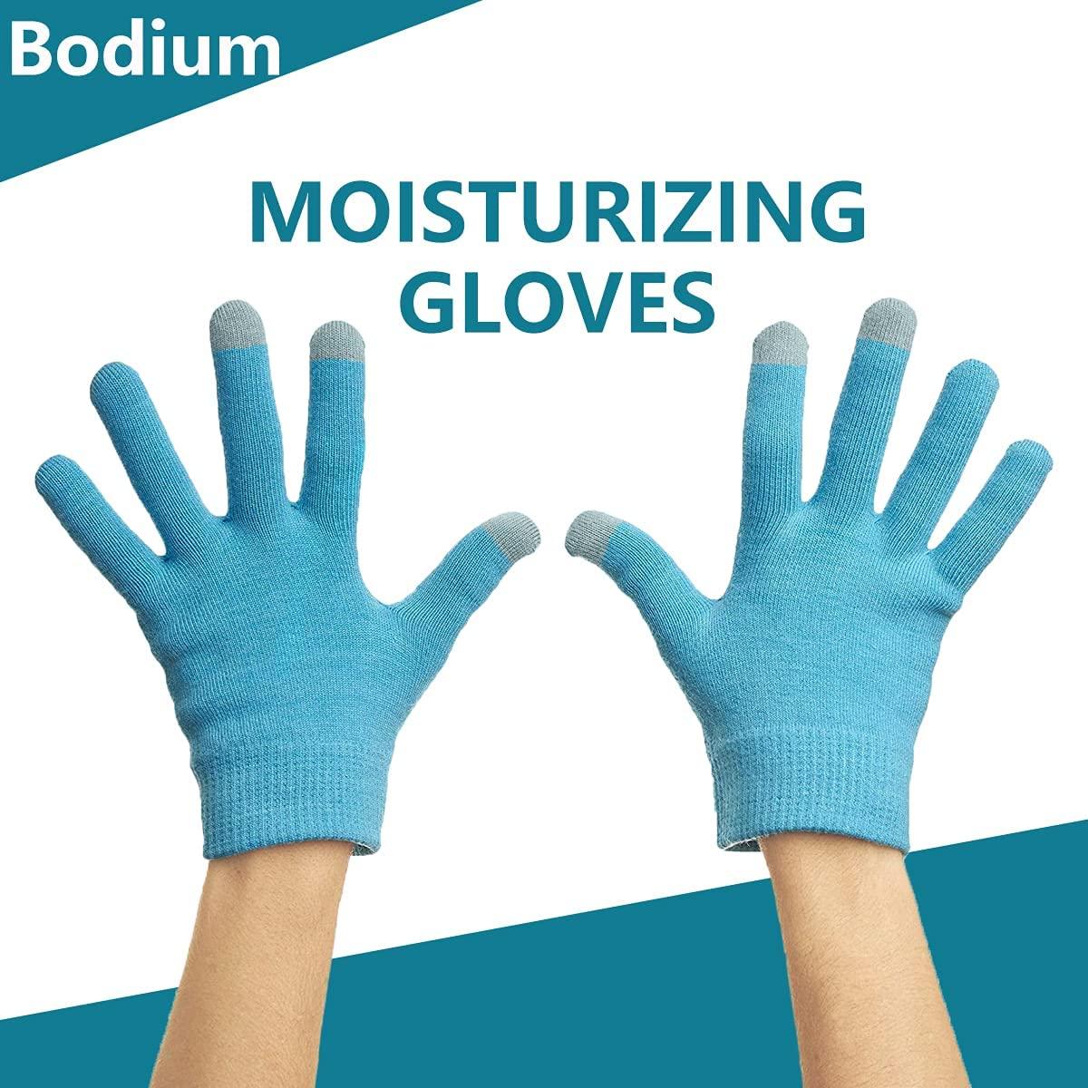 Moisturizing Gel Gloves, Touch Screen Cotton Gloves Heal Eczema