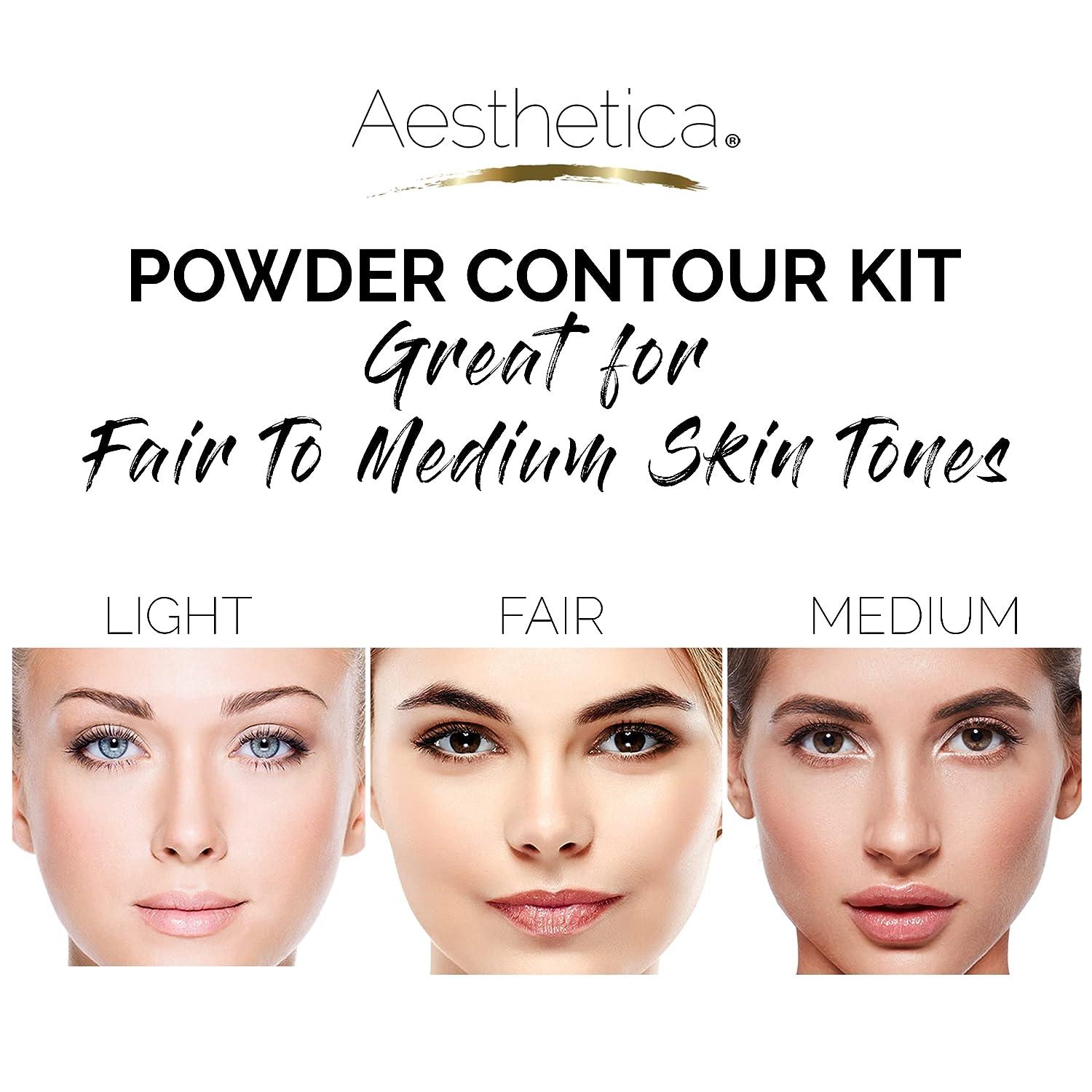 Aesthetica Cosmetics Contour and Highlighting Powder Foundation Palette