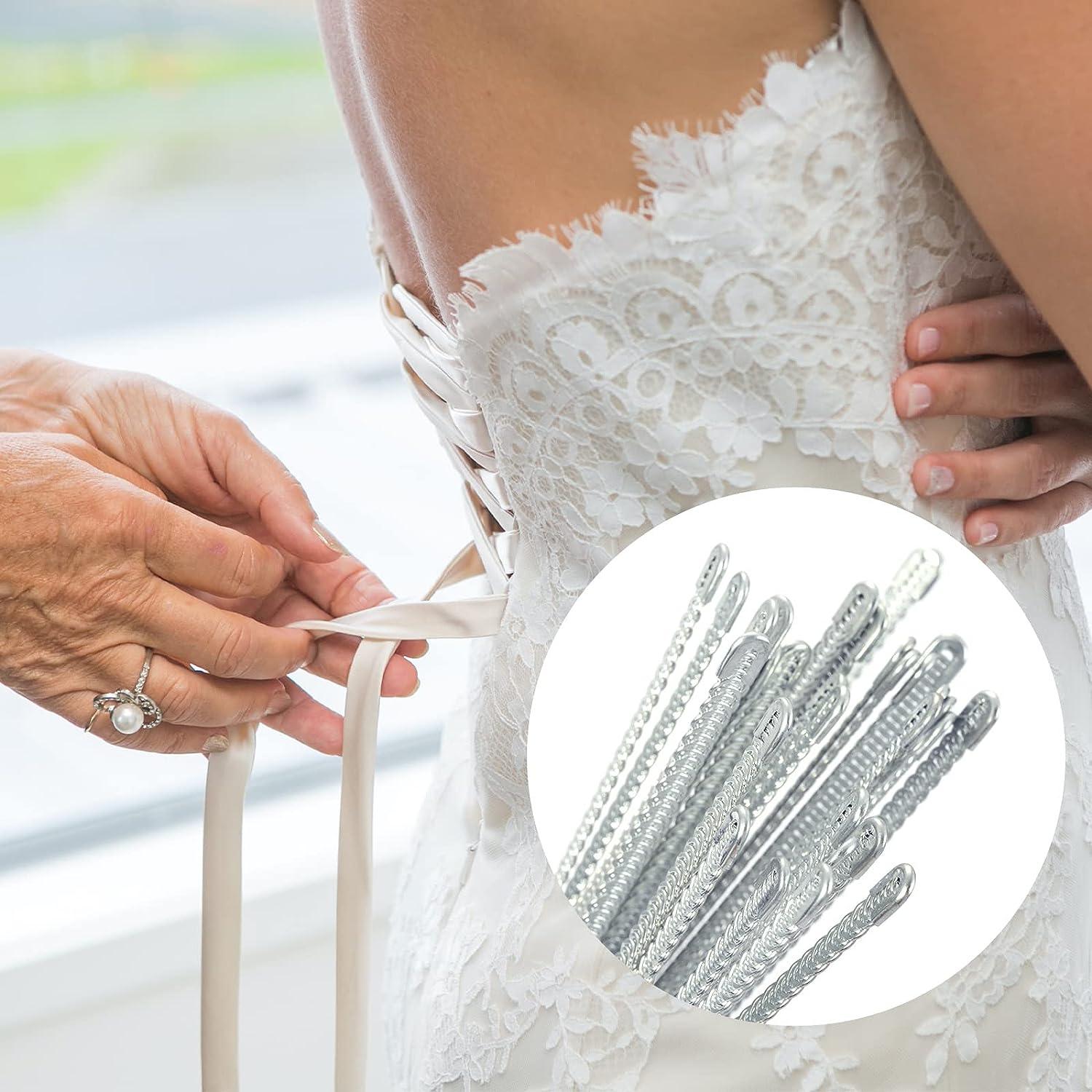 30 Pieces 1/4 x 9.4 Inch Spiral Steel Boning Precut with 30 Steel Boning Tips Corset Boning for