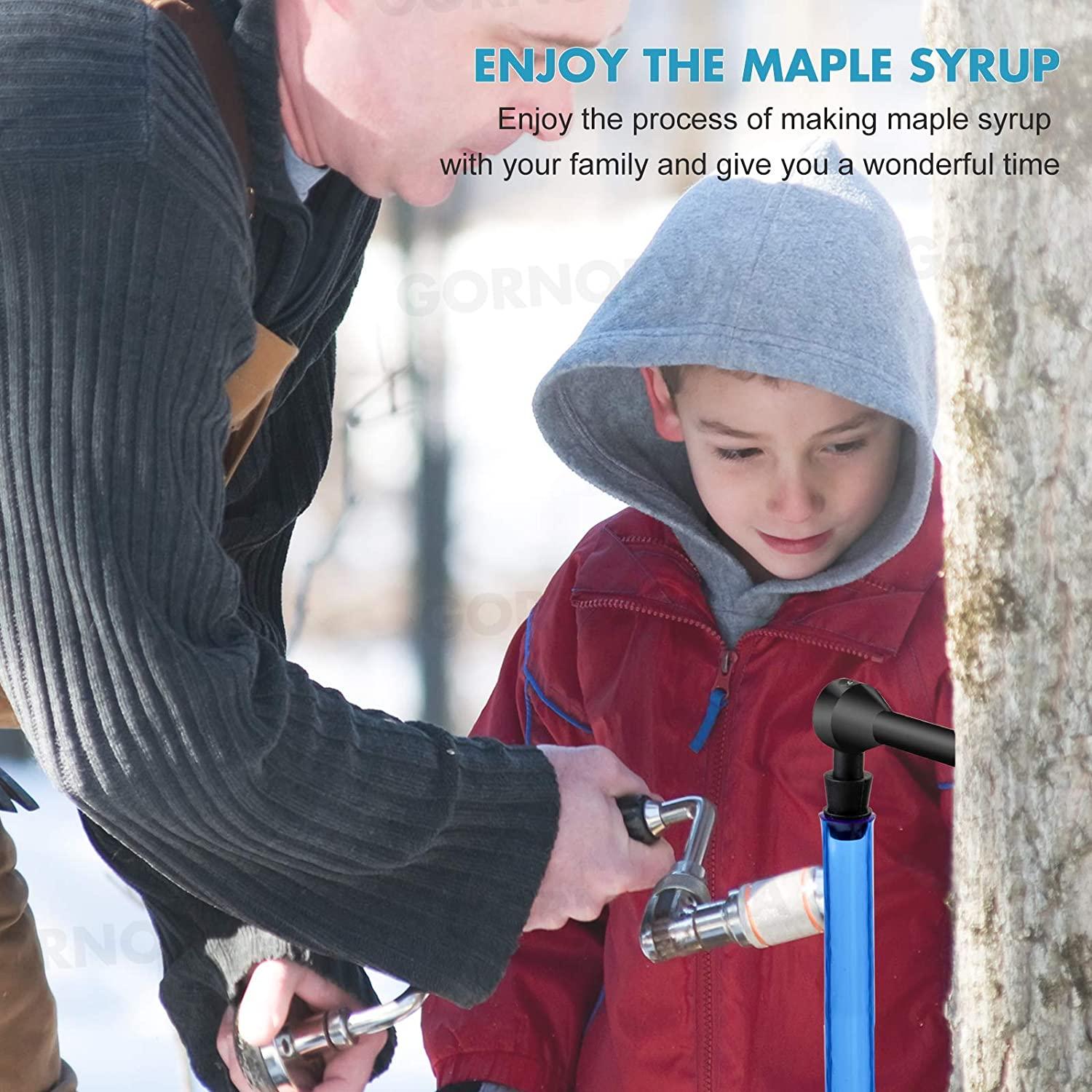 Kids Maple Tree Tapping Kit - Taps & Tubes Kit - Fun and Educational Maple Sugaring Kit