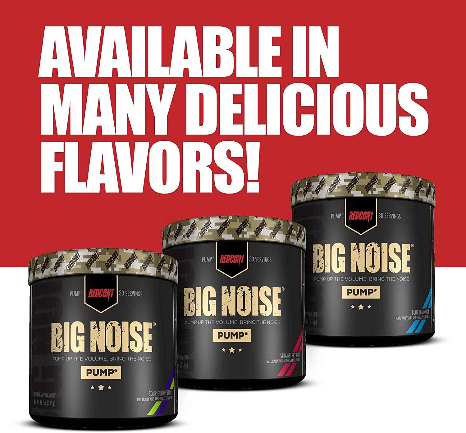 Redcon1 Big Noise Pump Formula (Unflavored) Non Stimulant Pre Workout