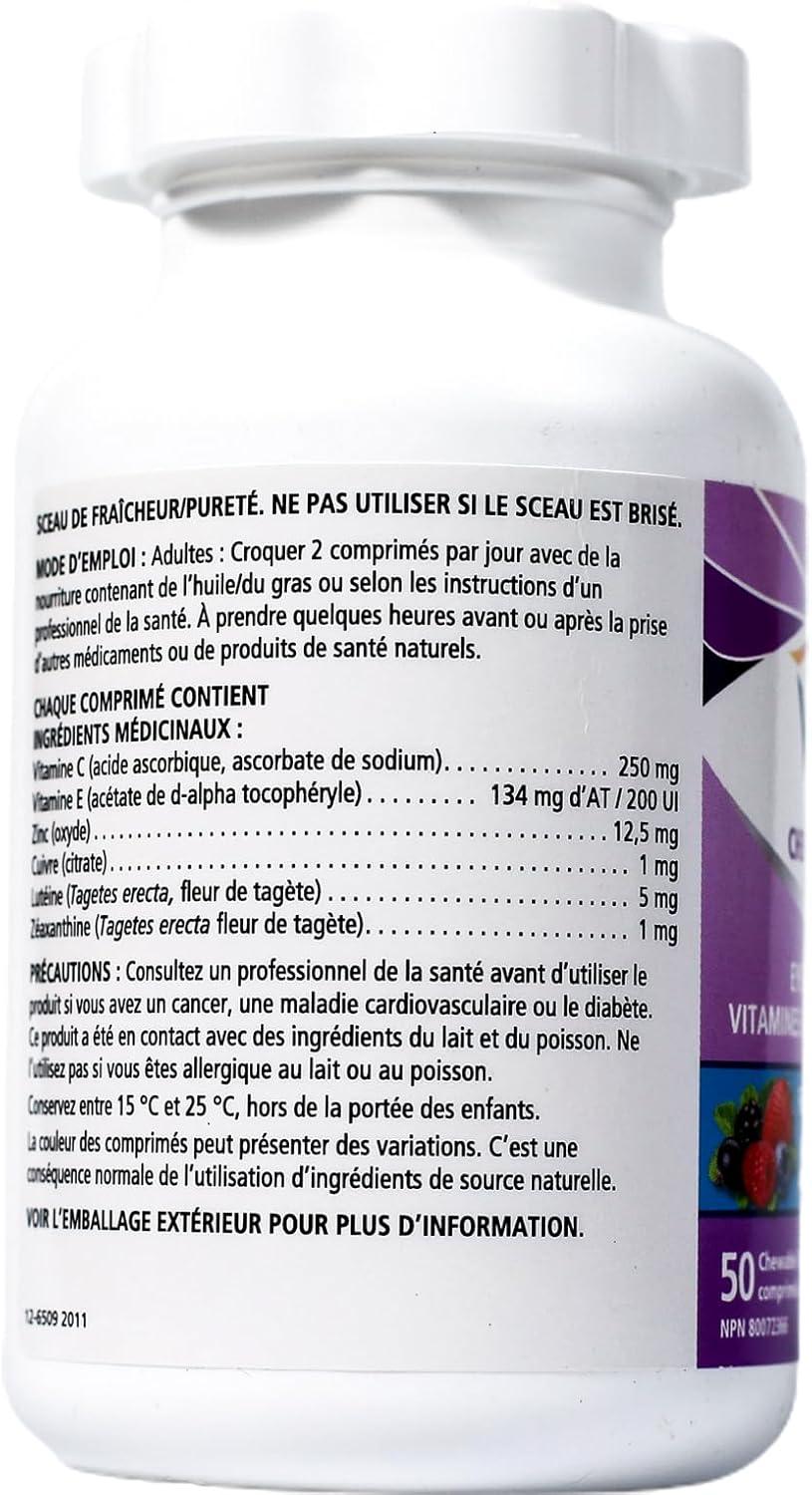 VITALUX Advanced Chewable Ocular Multivitamin Macular Degeneration ...