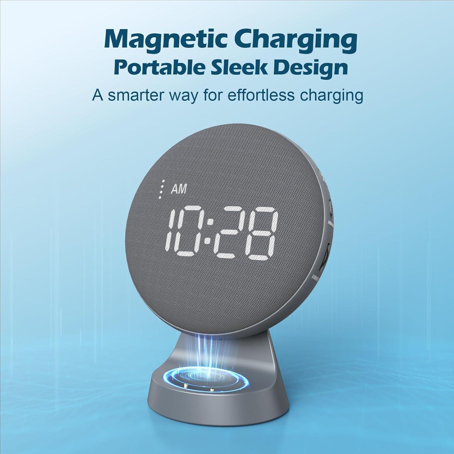 REACHER uper Loud Vibrating Alarm Clock for Heavy Sleepers Wireless Bed  Shaker Under Pillow - Gray | Buy Now with Express International Delivery |  GoSupps.com