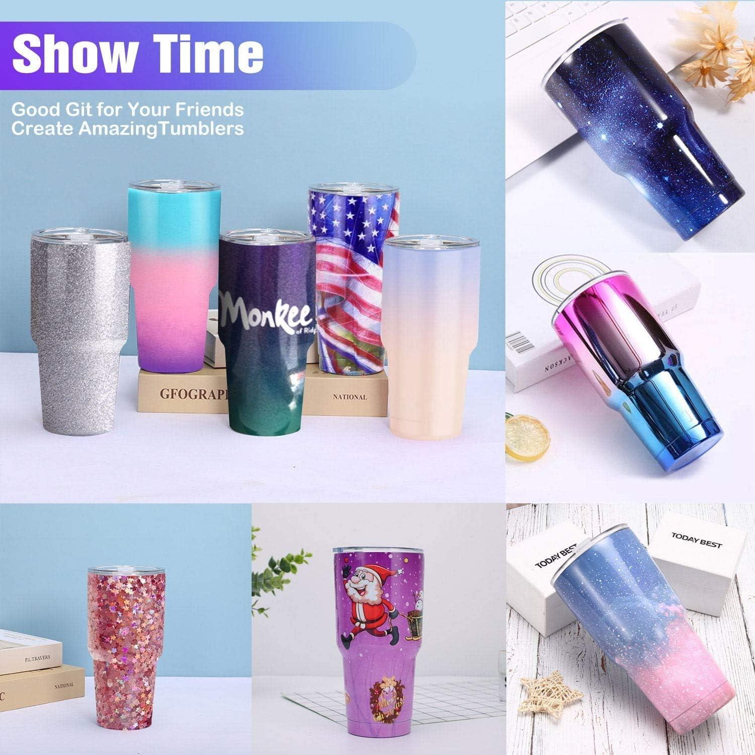 Double Cup Turner for Crafts Tumbler Epoxy Glitter Tumbler Full