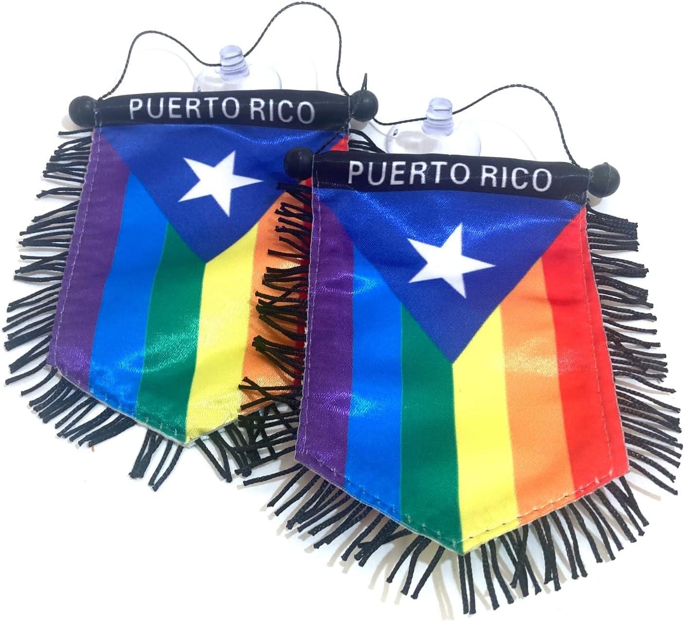 Puerto Rico LGBT Car Flag - Show Your Pride on the Go! | Buy Now with ...