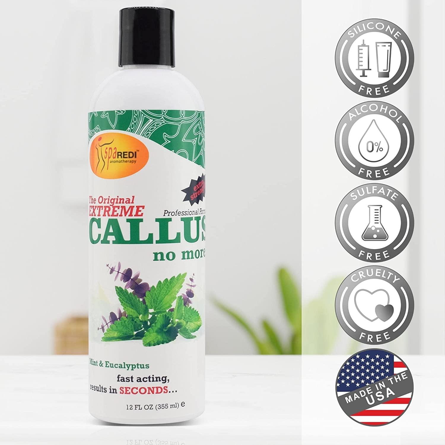 SPA REDI Callus Remover Gel Mint & Eucalyptus 12 Oz Professional