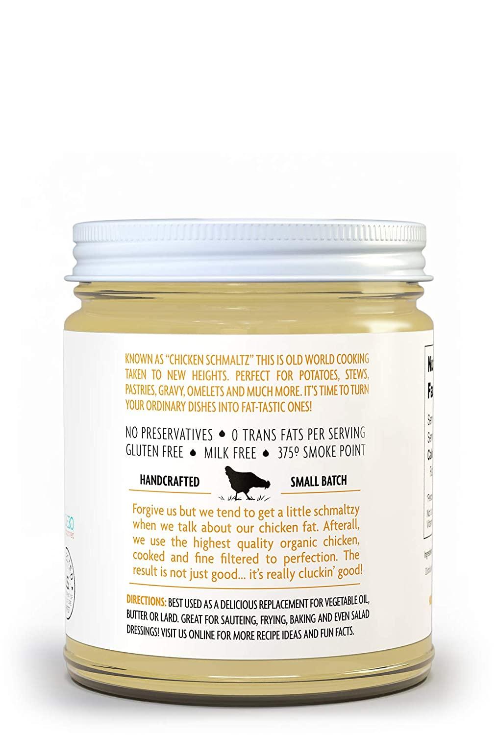 Fatworks Organic Chicken Fat Premium USDA Certified Cooking Oil for