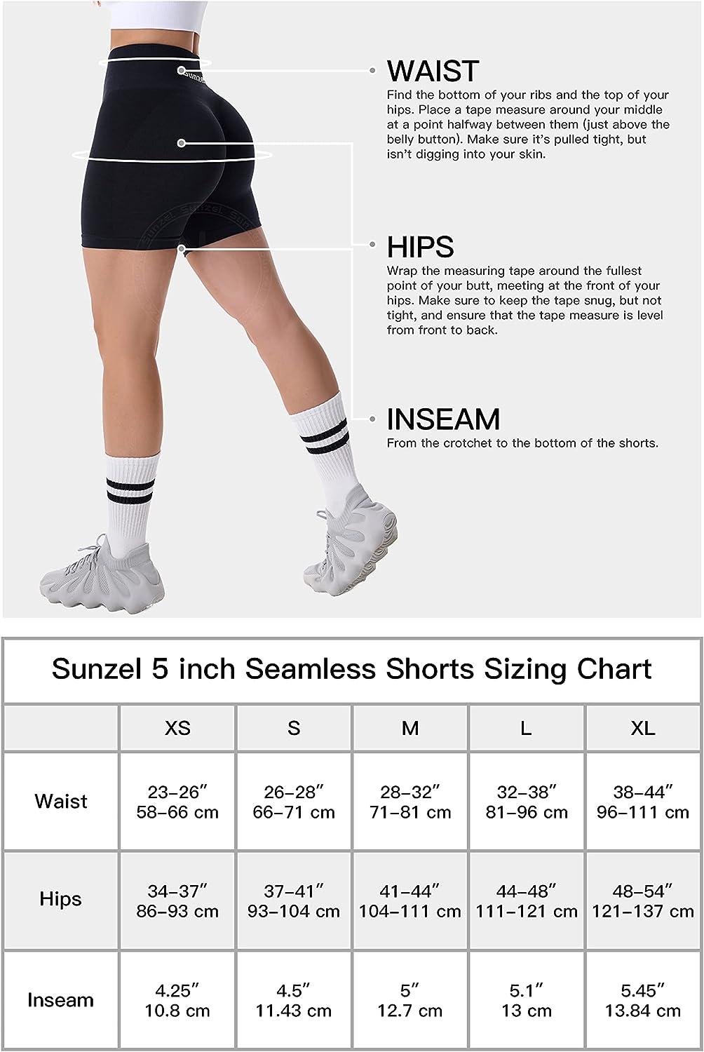 Sunzel Women's Biker Shorts in High Waist Tummy Control with No