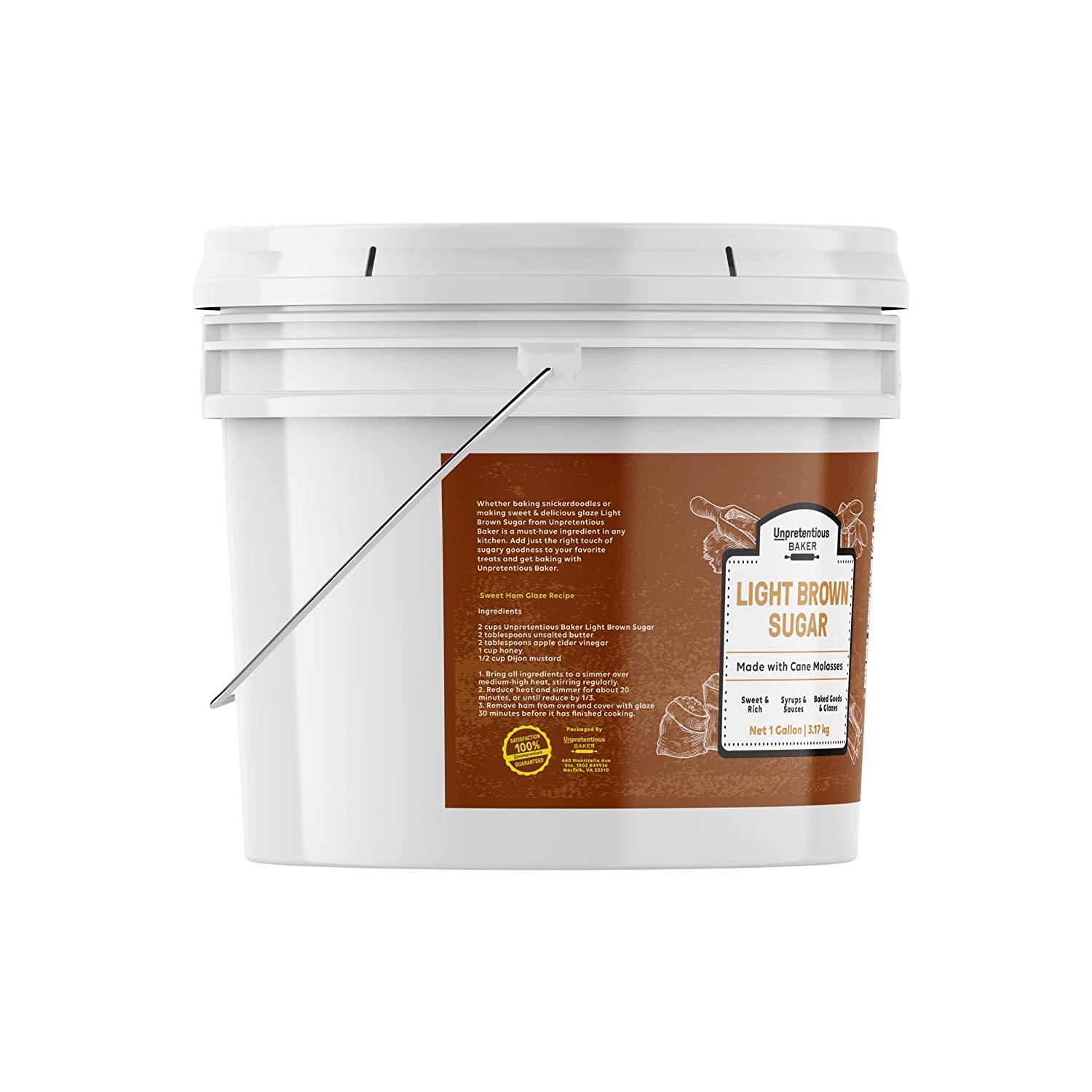 Light Brown Sugar By Unpretentious Baker, 1 Gallon, Made With Cane