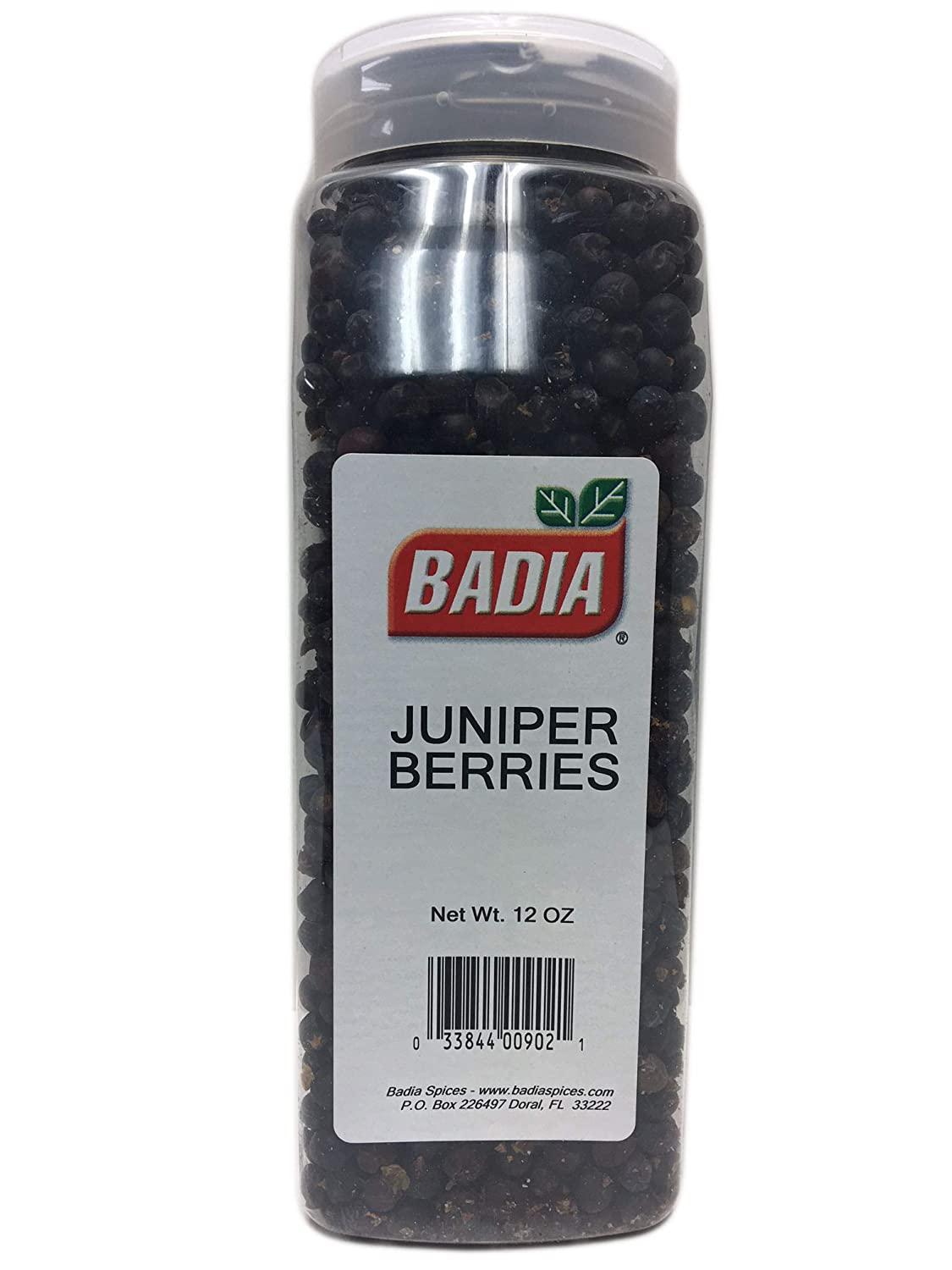 12 oz Bottle Whole Juniper Berries Natural dried / Enebrina entera