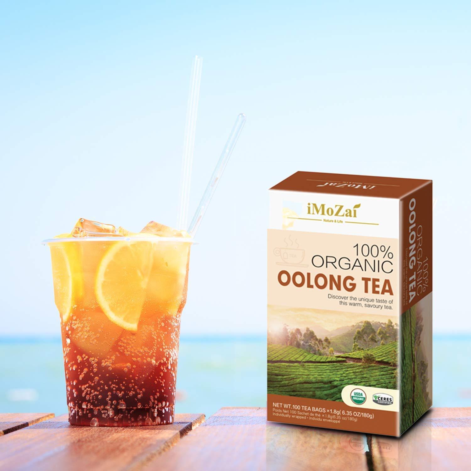 Imozai Organic Oolong Tea Bags 100 Count Individually Wrapped