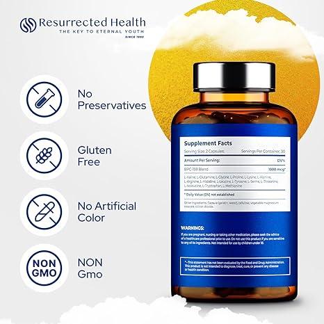 how soon does bpc 157 start working Ressurected Health BPC 157 Alternative - High Potency BPC-159 for Muscle &  Workout Recovery - Research Proven Quality - 60 Capsules 1000 mcg | Buy Now  with Express International Delivery