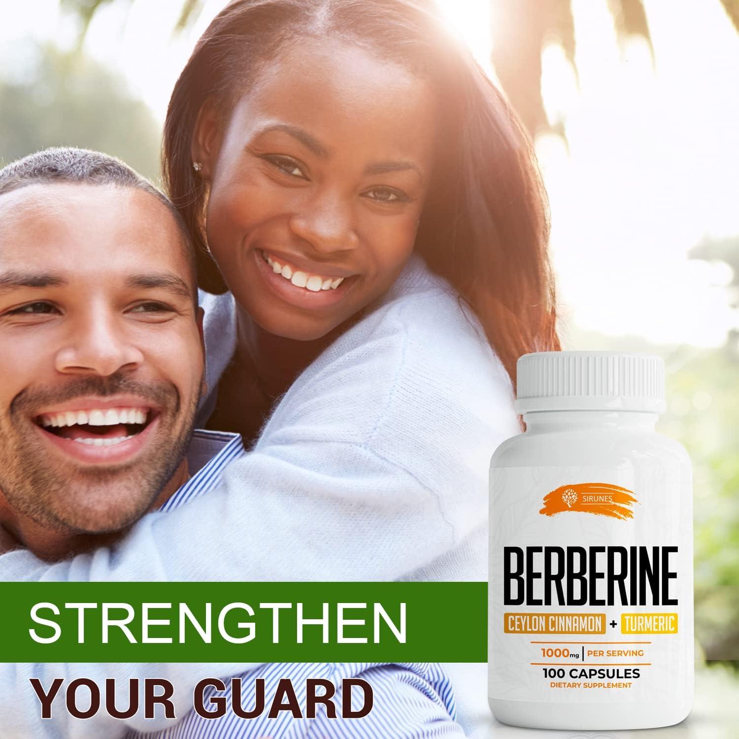 Hurbix Berberine - 1300 Mg | 5 In 1 Enhanced Formula With Milk Thistle, Turmeric