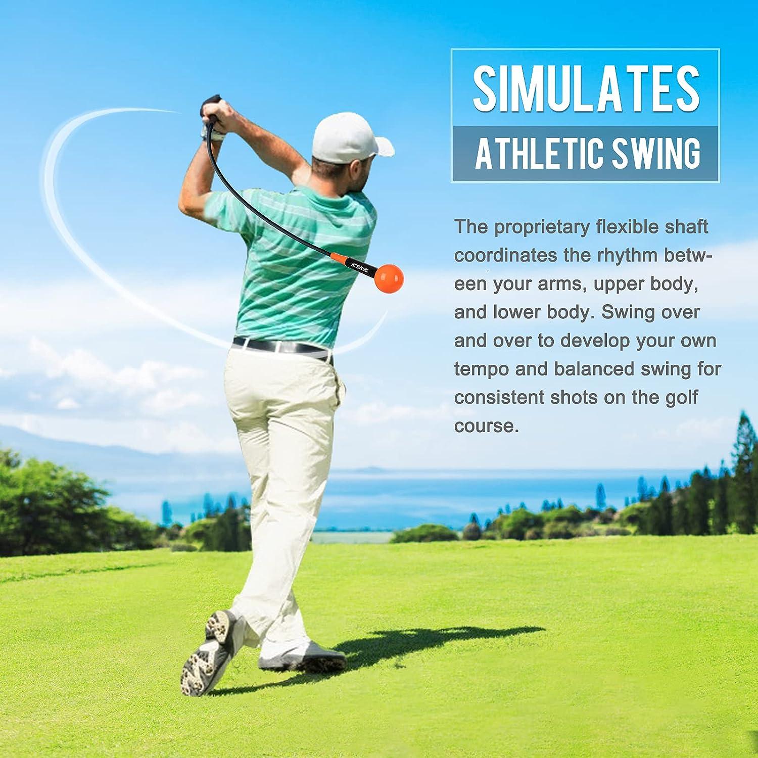 Zeonetak Golf Swing Trainer Aid - Indoor/Outdoor Golf Training