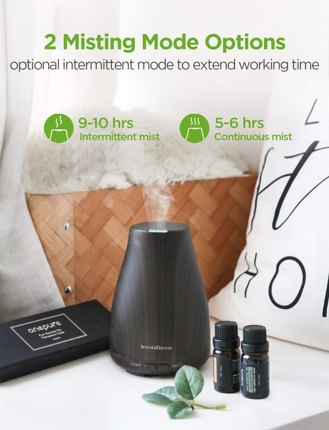 InnoGear Essential Oil Diffuser with Oils, 150ml Aromatherapy Diffuser