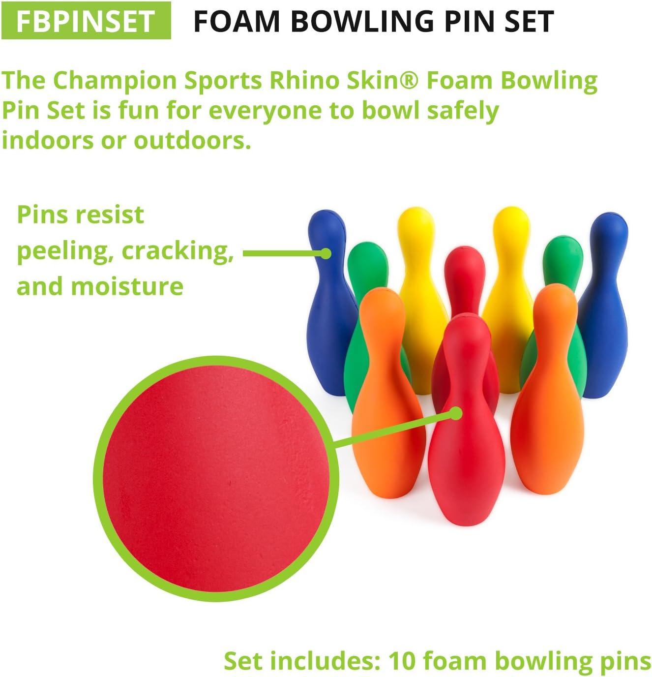 Champion sports plastic bowling pin set sales