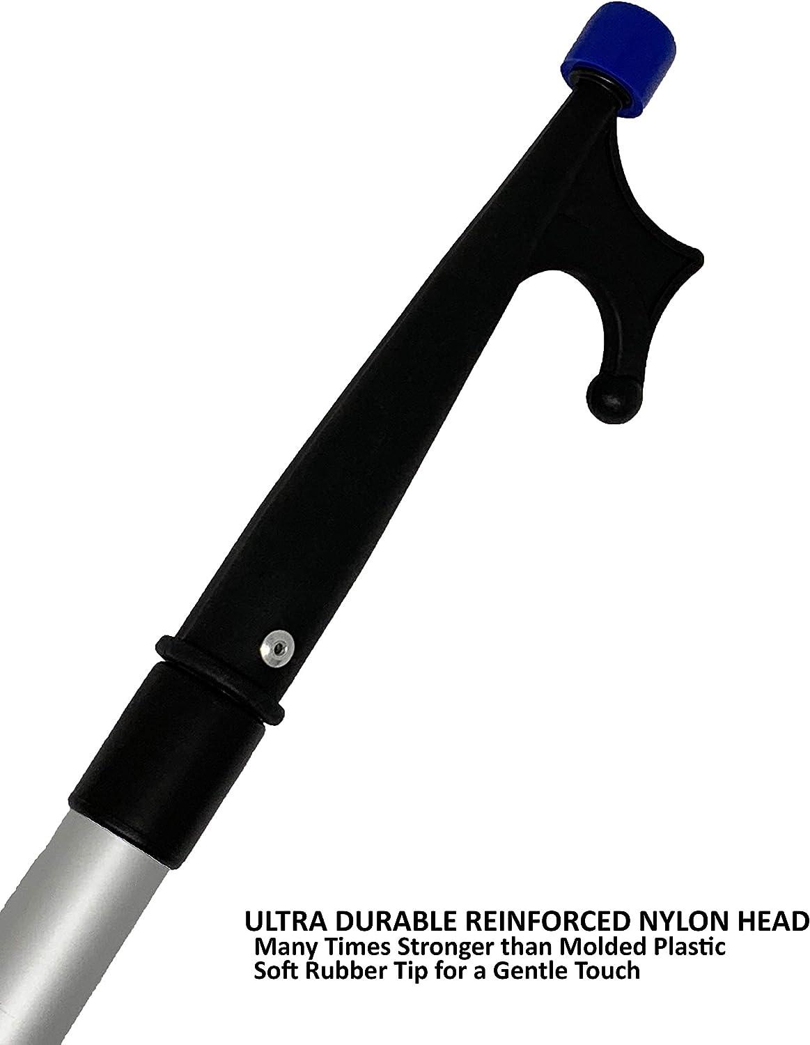 Telescoping Boat Hook Extends 4.5 To 8 Feet | Floating Docking Pole With Removable Tip | Lightweight Aluminum Design