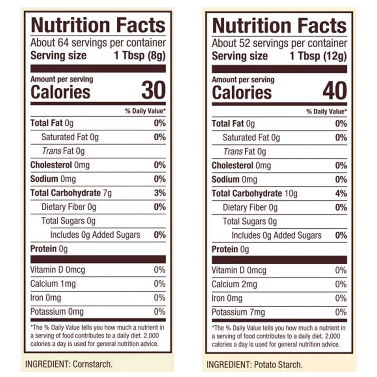 Bobs Red Mill Cornstarch & Potato Starch Bundle Variety Pack For